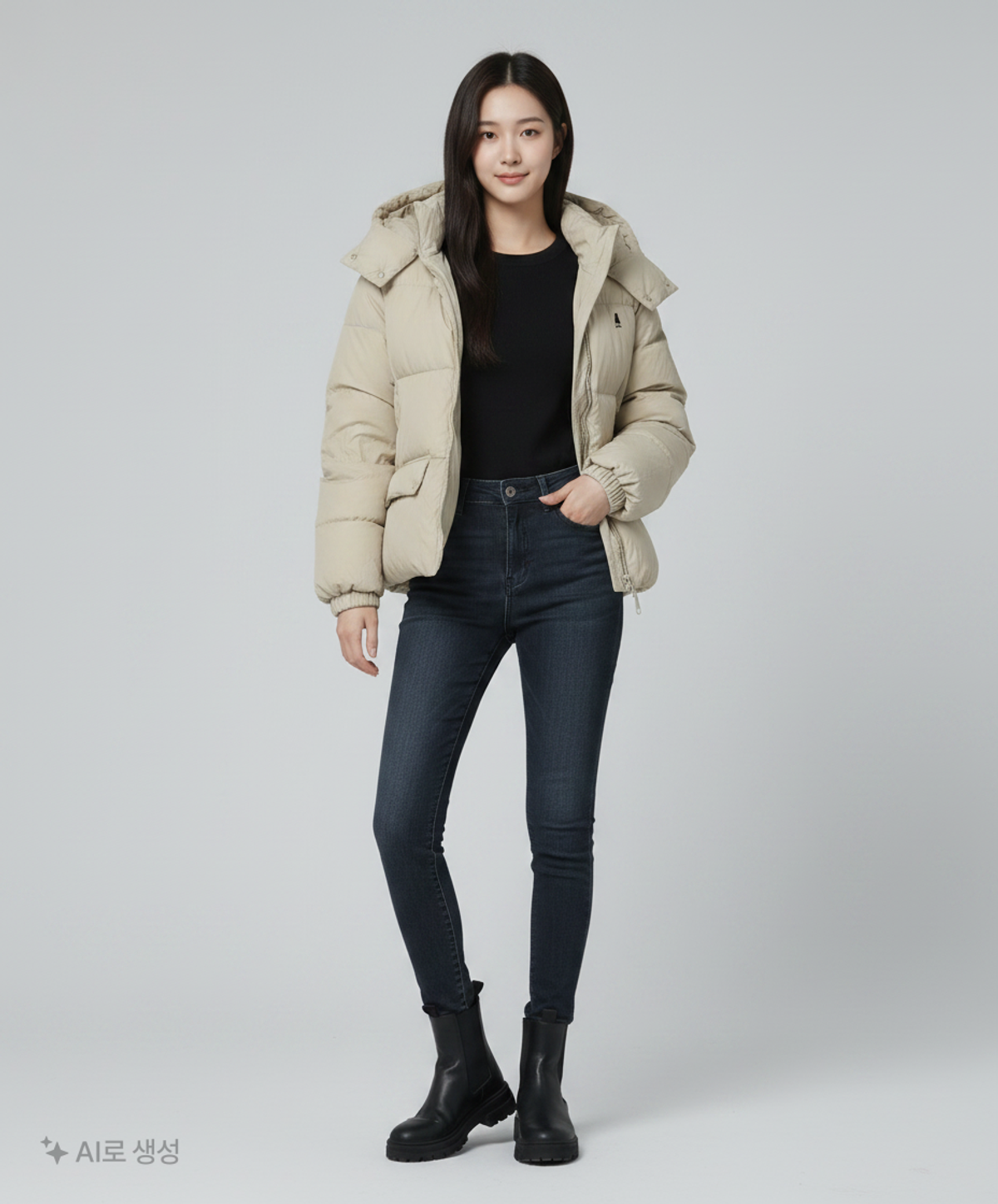 예일(YALE) PRIMALOFT FLEECE INSIDE PADDING SAGE GREEN S
