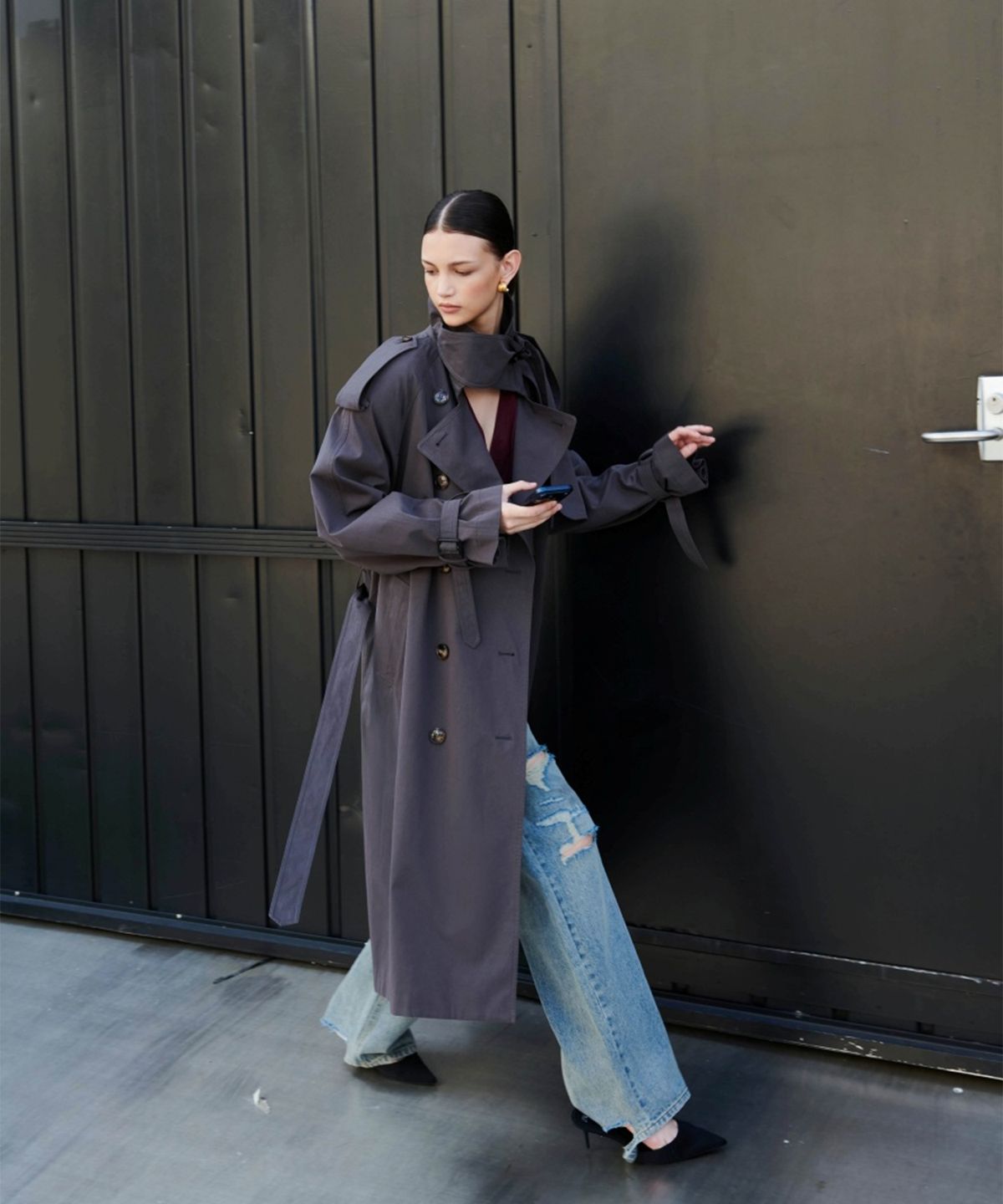프로젝트 웨이브(PROJECT WAVE) Alex Trench Coat (2color)