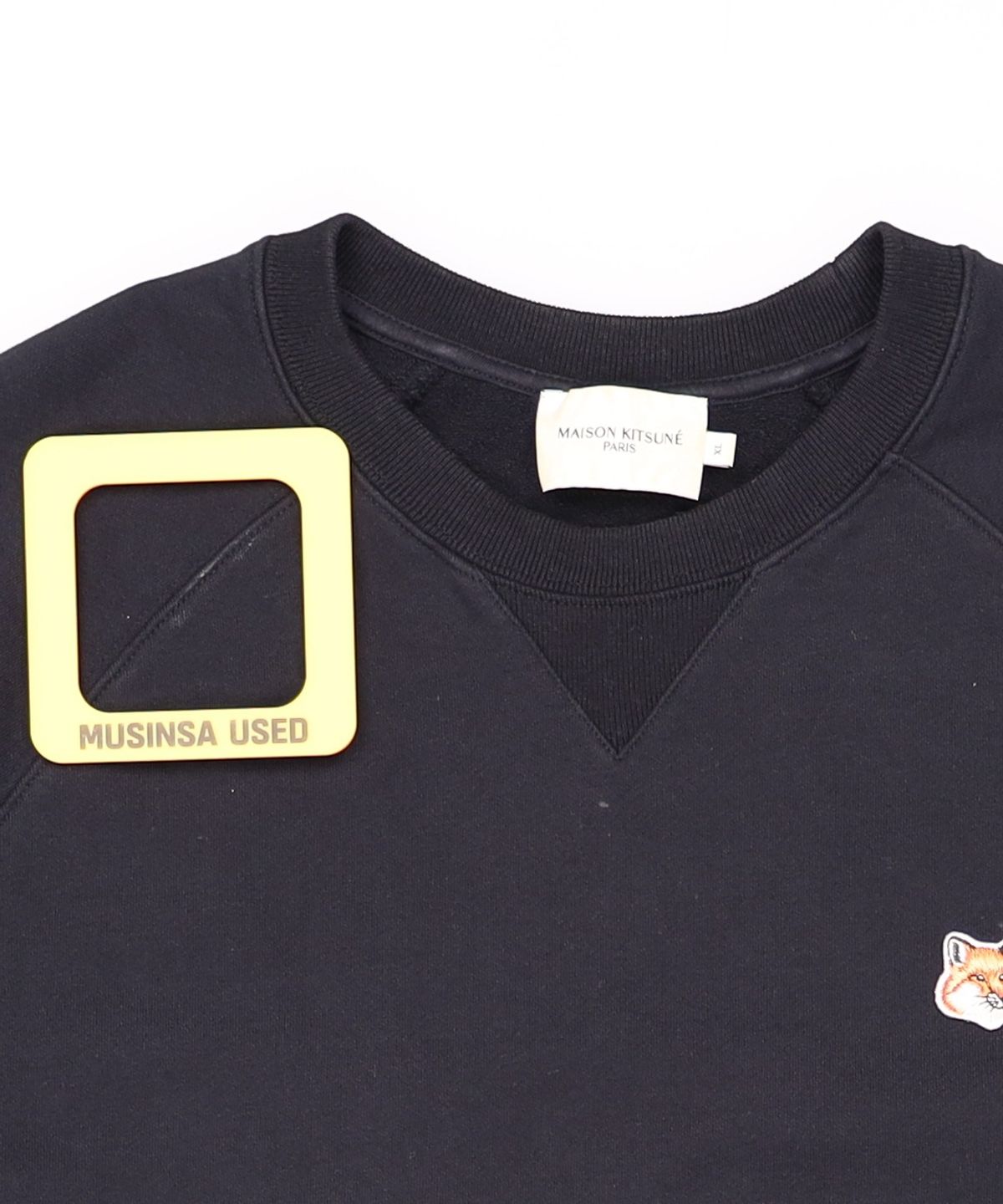 메종 키츠네(MAISON KITSUNE) 22SS 폭스 로고 맨투맨/AM00303KM0001 XL