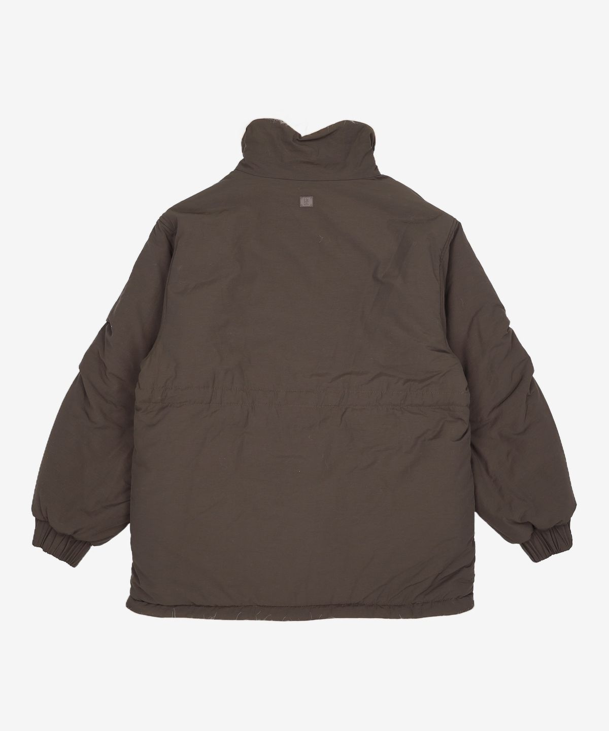 룩캐스트(LOOKAST) 벨라 리버시블 비건 퍼 패딩_브라운 / BELLA RIVERSIBLE VEGAN FUR PADDING_BROWN ONE