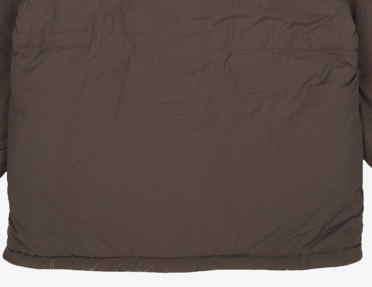 룩캐스트(LOOKAST) 벨라 리버시블 비건 퍼 패딩_브라운 / BELLA RIVERSIBLE VEGAN FUR PADDING_BROWN ONE
