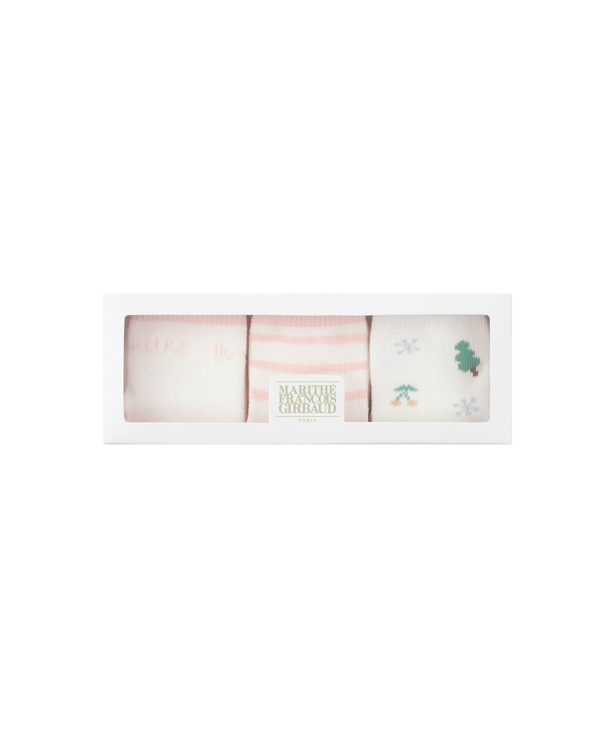 마리떼 키즈(MARITHÉ KIDS) BABY SOCKS 3PACK GIFT SET light pink