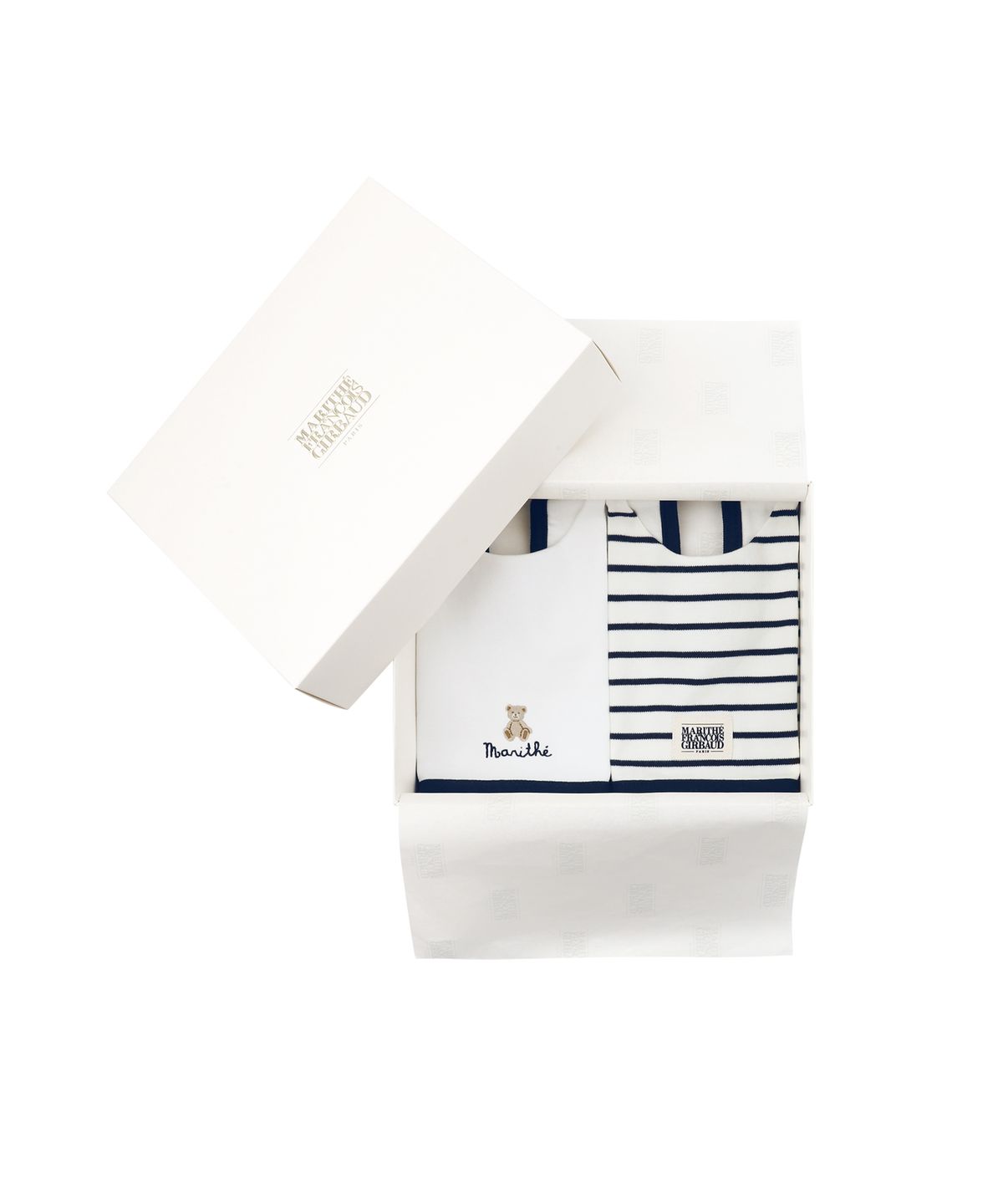마리떼 키즈(MARITHÉ KIDS) BABY BIB 2PACK GIFT SET navy