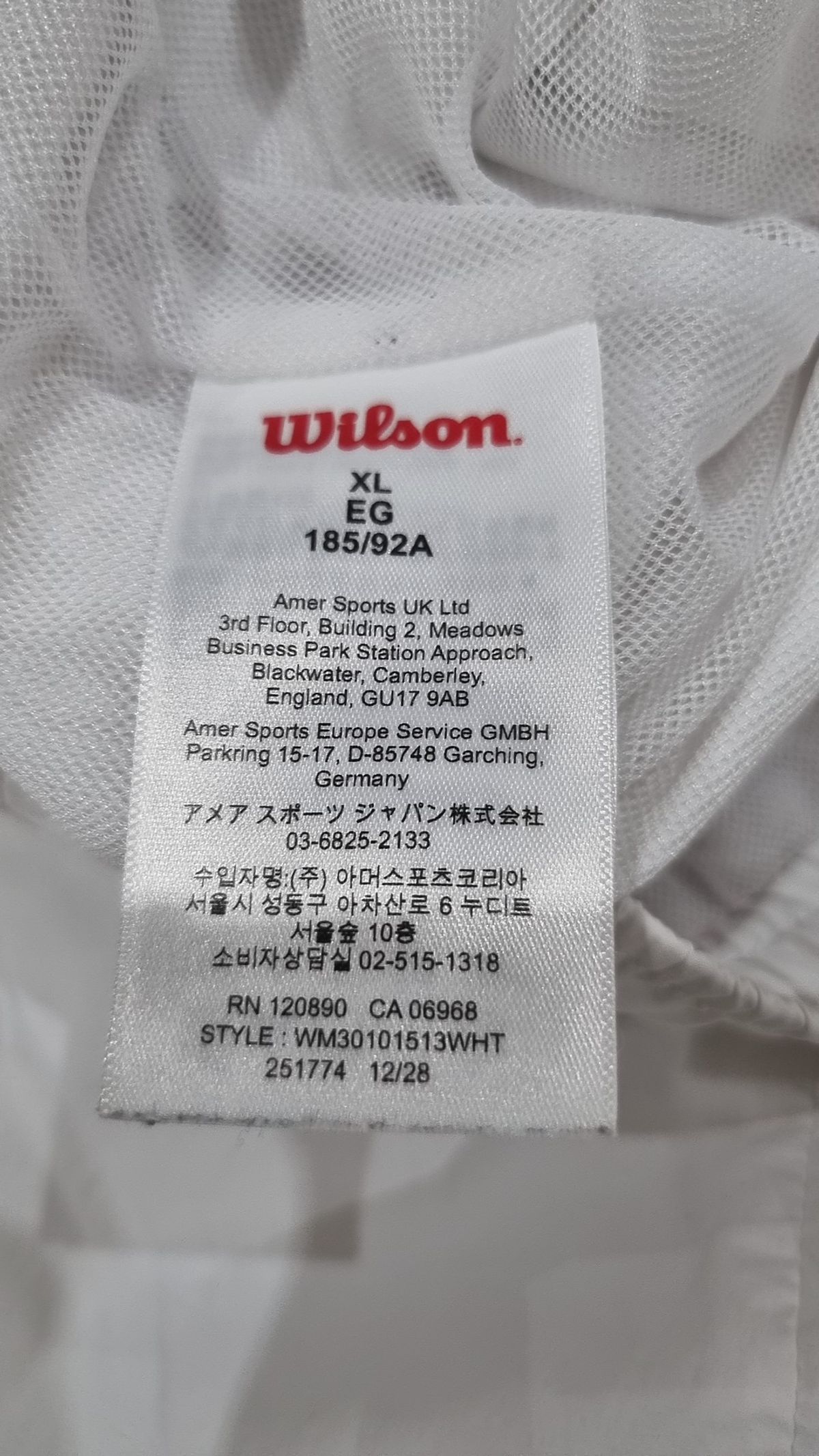 윌슨(WILSON) 임팩트 9인치 쇼츠_WM30101513WHT XL
