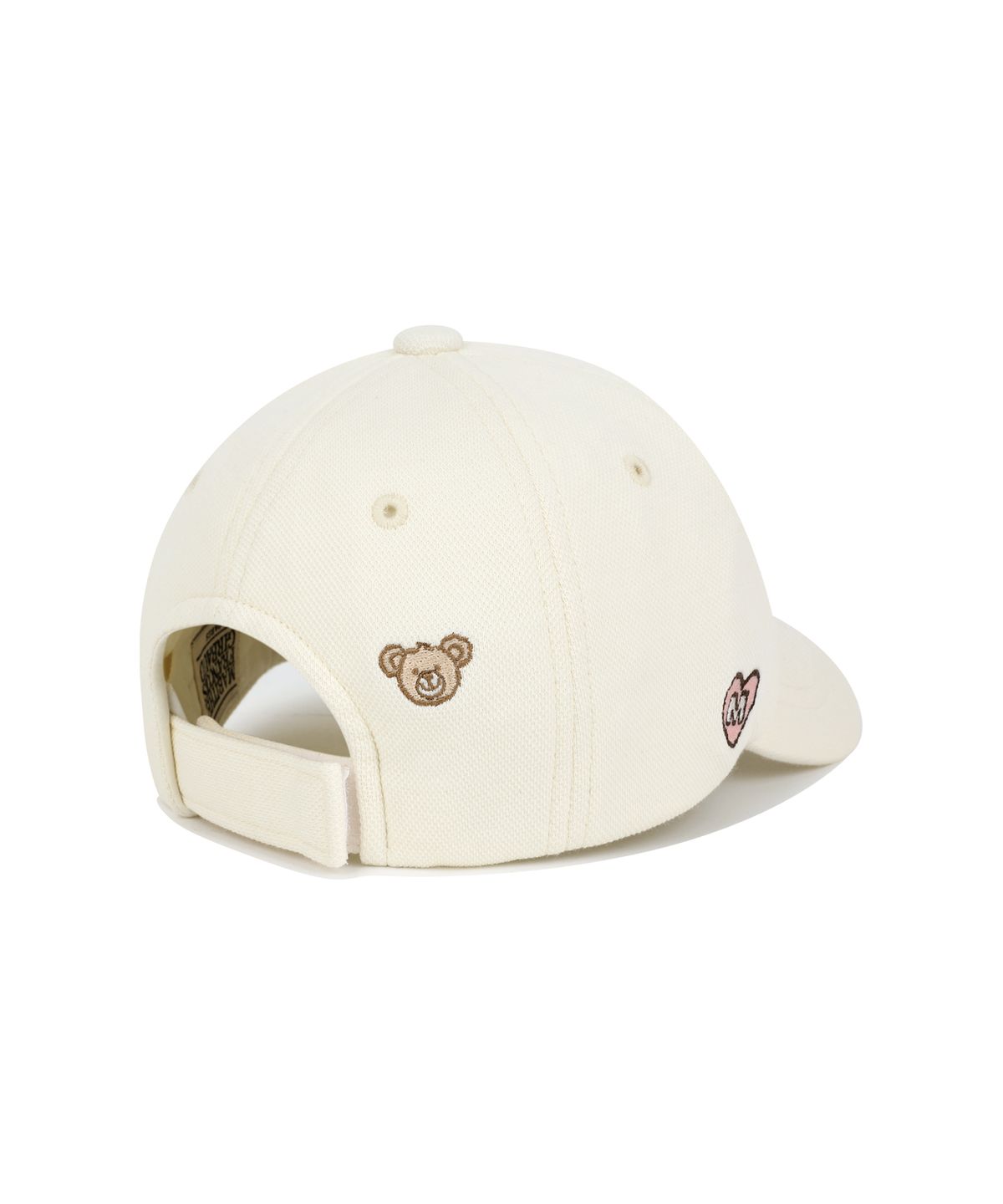 마리떼 키즈(MARITHÉ KIDS) BABY CLASSIC LOGO EMBROIDERY BALL CAP ivory