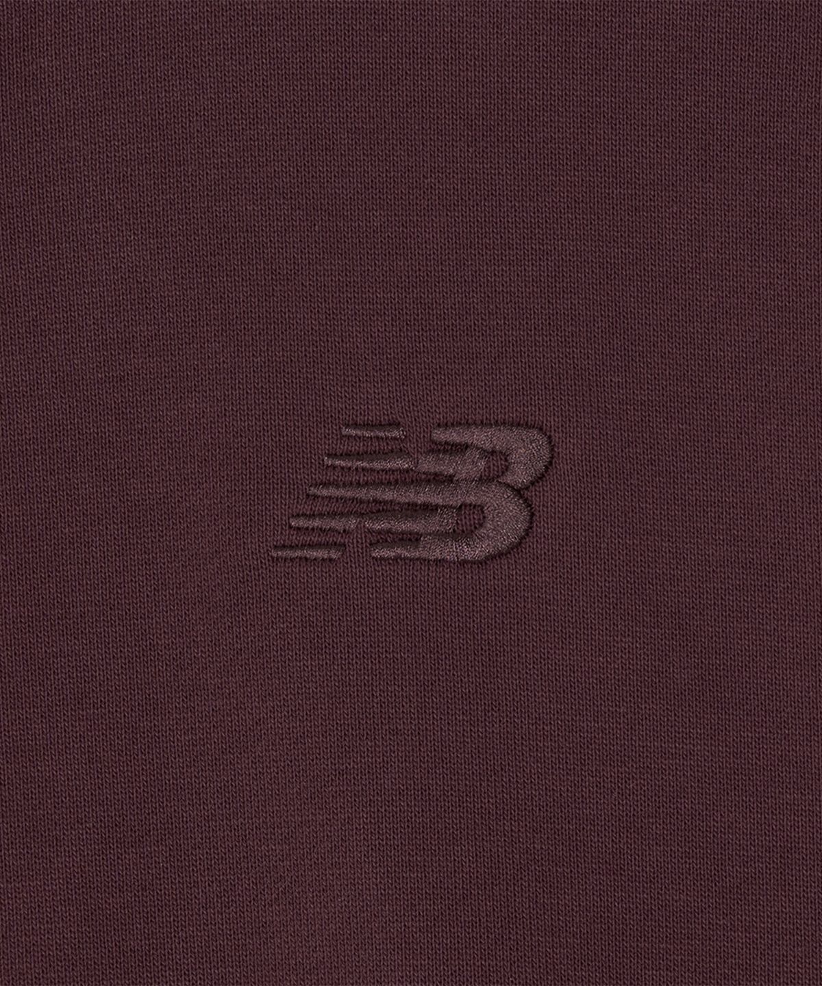 뉴발란스(NEW BALANCE) NBNCG4V812 / WOMEN 프리미엄 에센셜 스몰로고 맨투맨 (BURGUNDY)