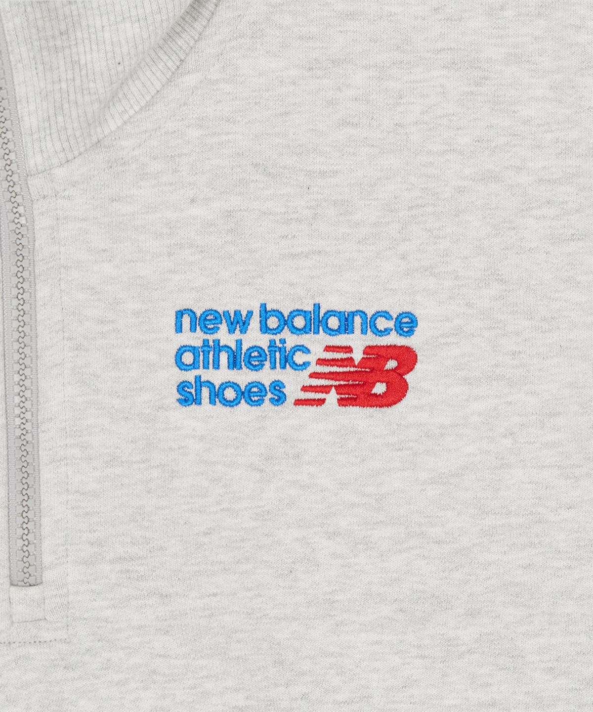 뉴발란스(NEW BALANCE) NBNCG4V822 / WOMEN 프리미엄 로고 반집업 (L/GRAY)