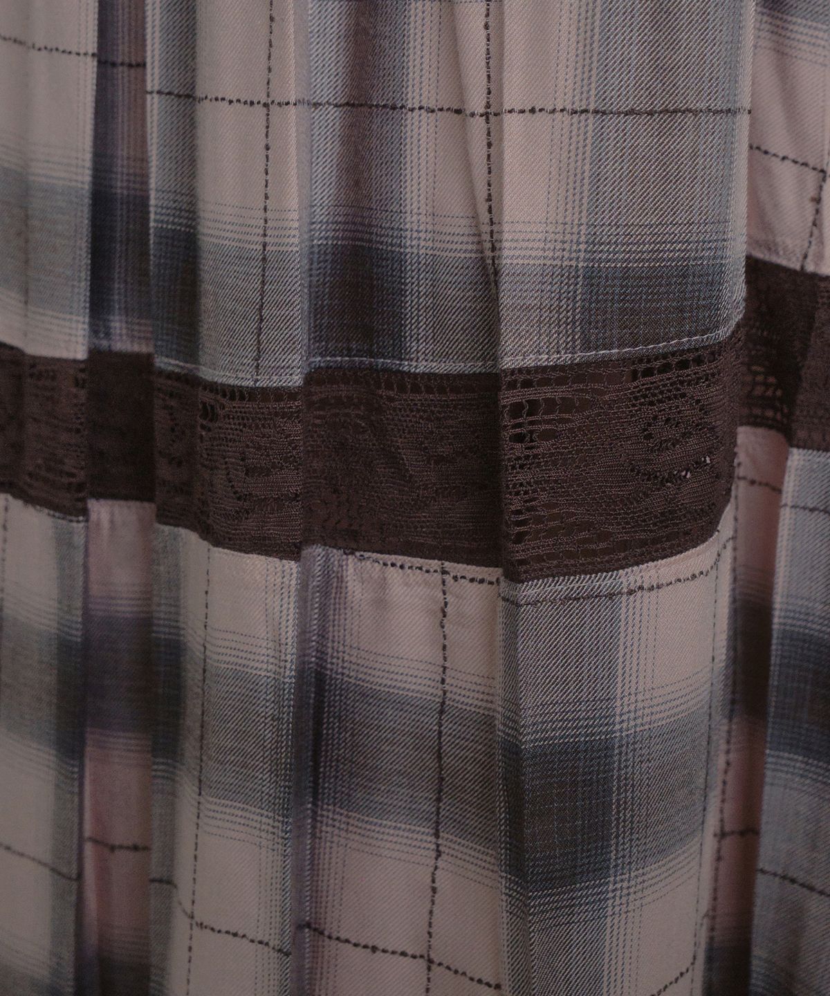 아우어노스텔지아(OURNOSTALGIA) Bonnie Check Pleated Skirt_Pink(OB6SK17)