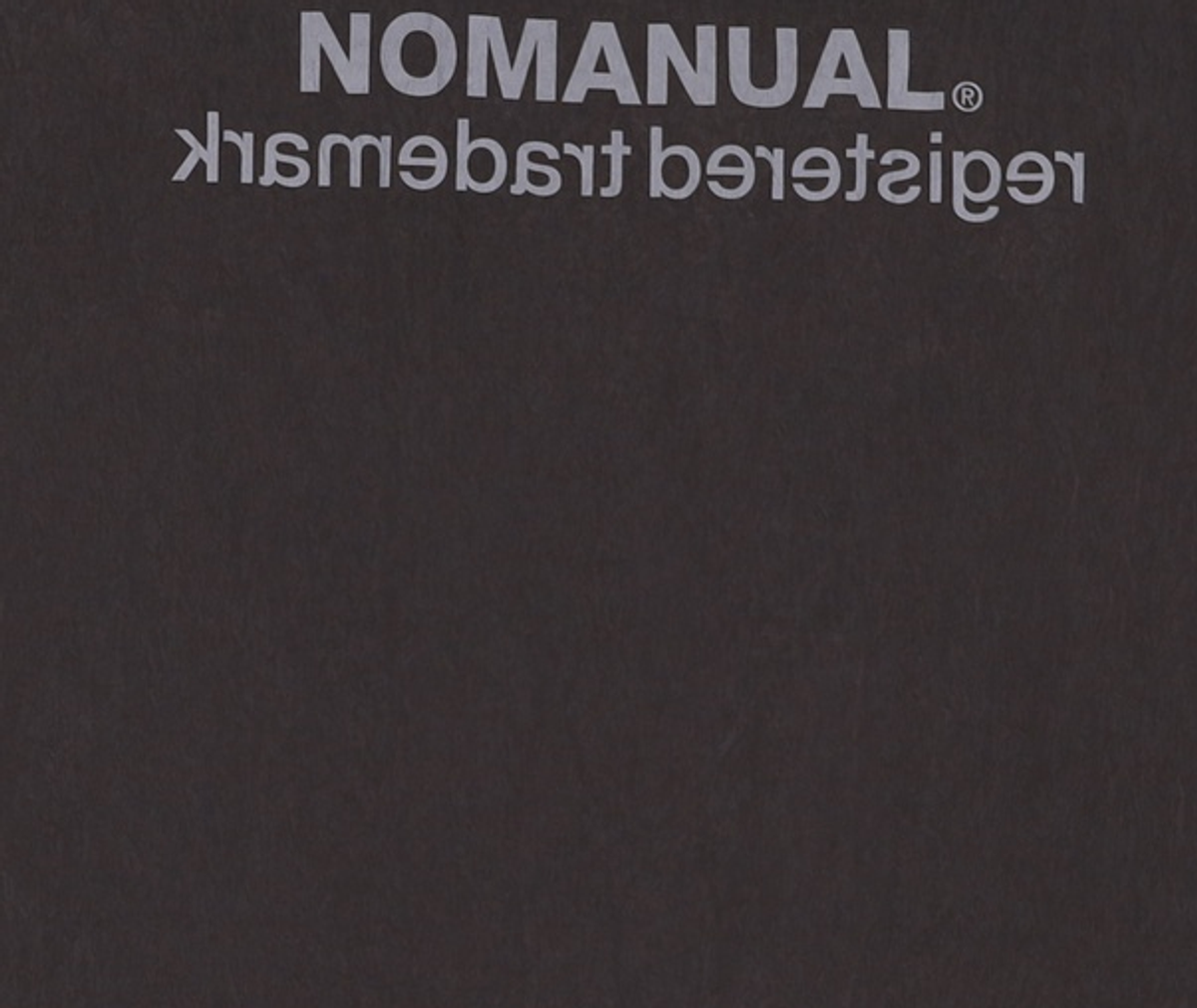노매뉴얼(NOMANUAL) .TM. WARM UP TOP - BLACK 95