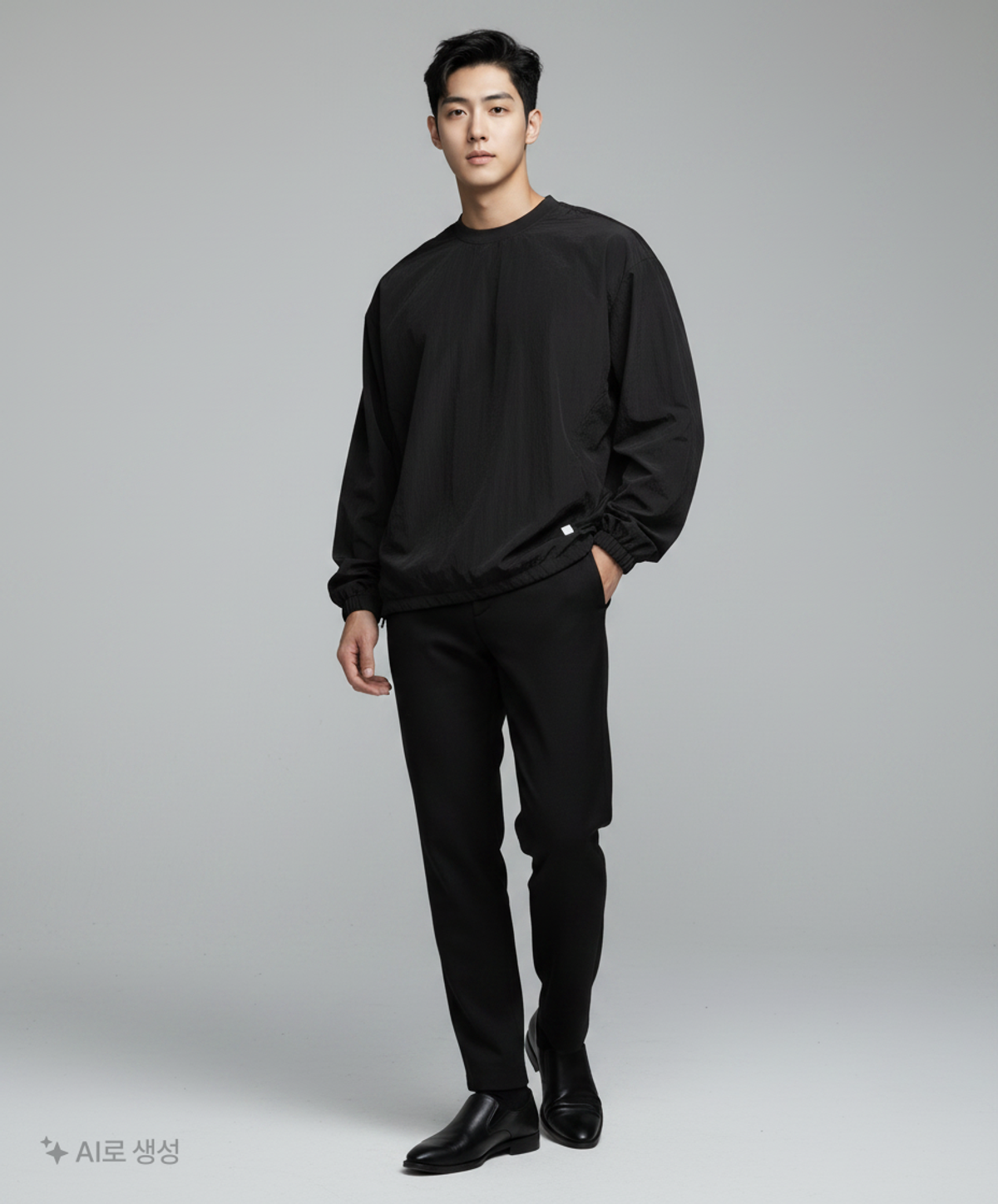 노매뉴얼(NOMANUAL) .TM. WARM UP TOP - BLACK 95