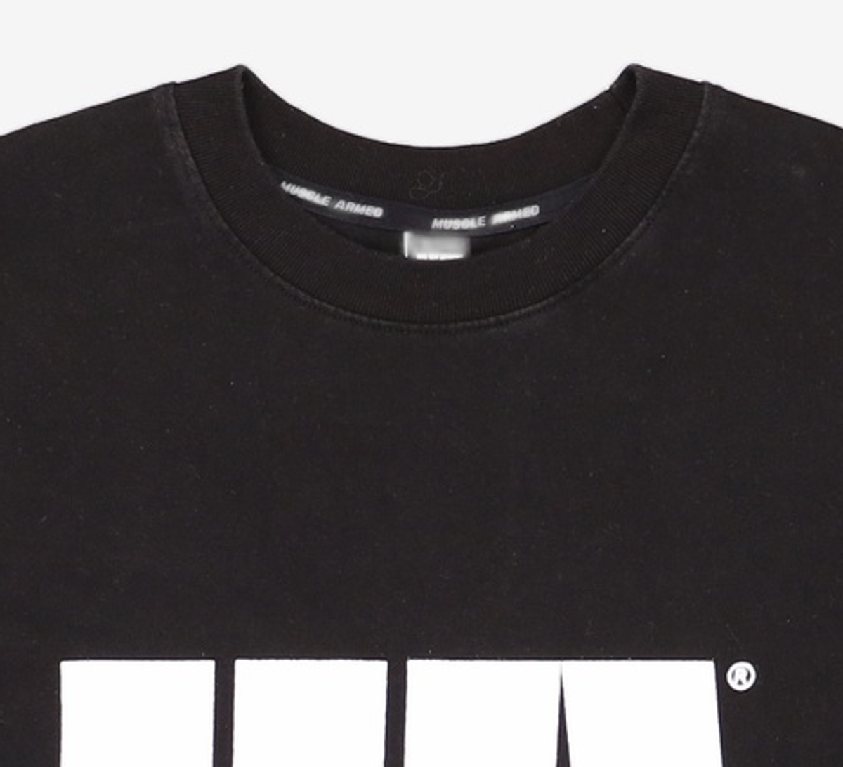 암드(ARMED) 시그니처 백라인 오버핏 T-SHIRT [블랙] M