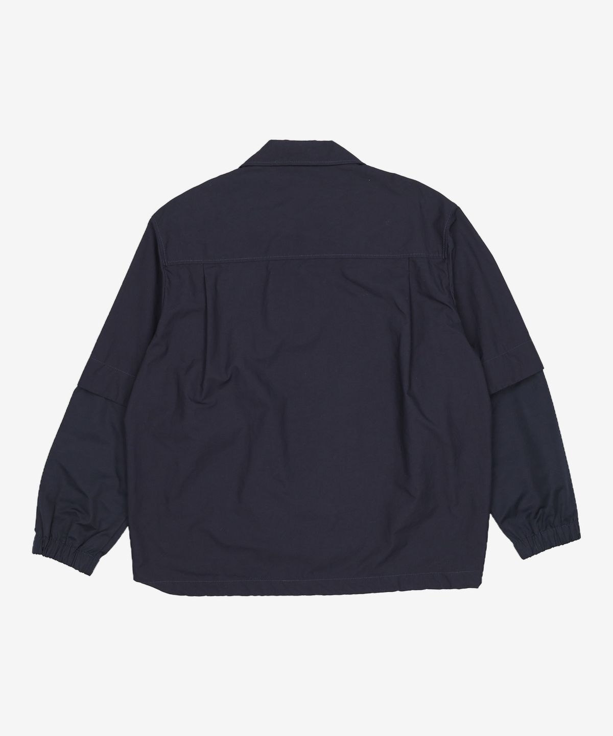 커스텀멜로우(CUSTOMELLOW) detachable sleeve overshirt_CWSAM22110NYD 100