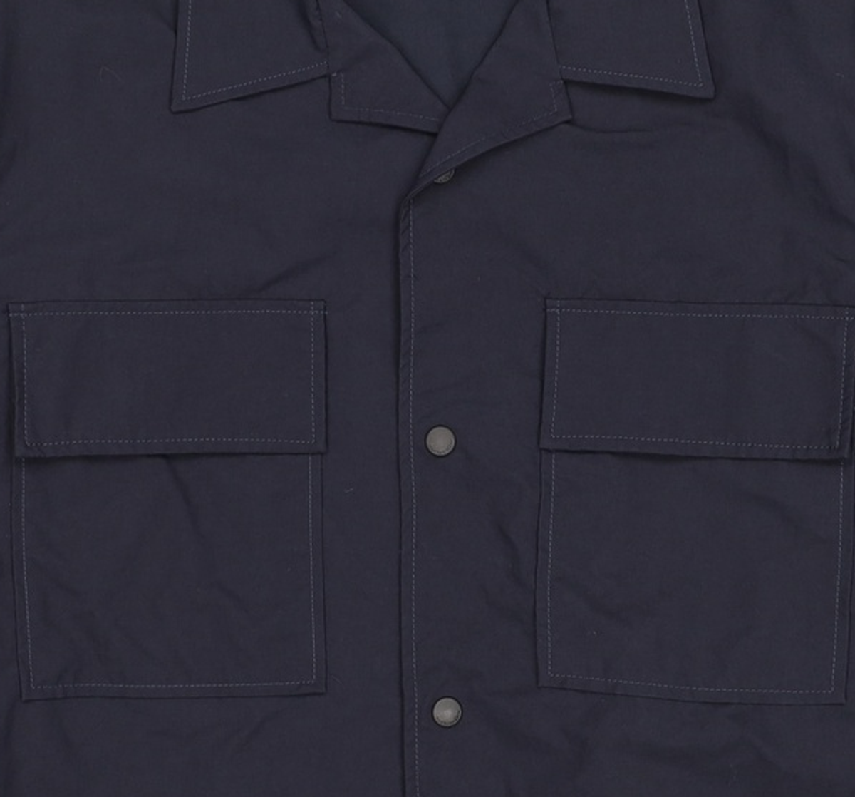 커스텀멜로우(CUSTOMELLOW) detachable sleeve overshirt_CWSAM22110NYD 100