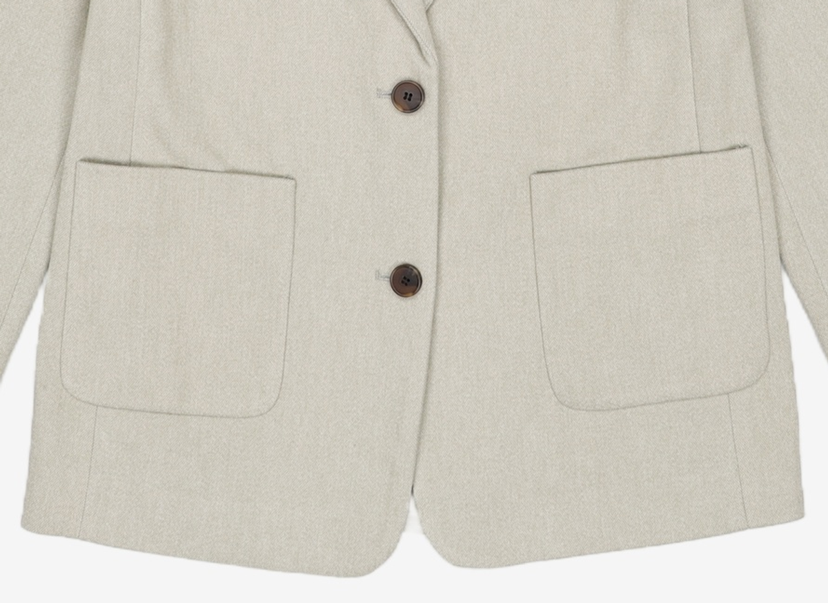 미쏘(MIXXO) 테일러드 일자핏 싱글 자켓 MIWJKB20PG S