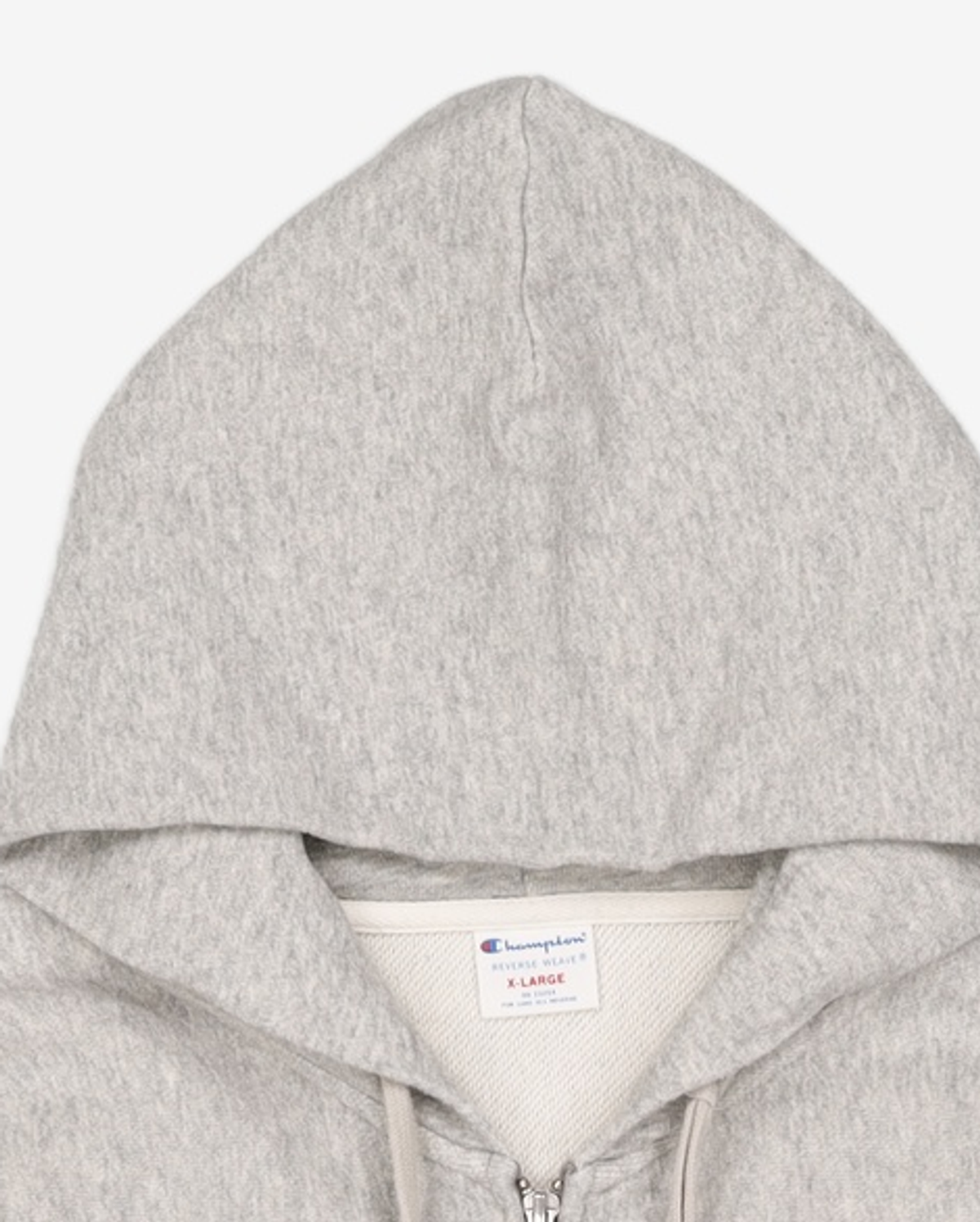 챔피온(CHAMPION) [ASIA] Reverse Weave® 10oz 논기모 풀집업 후디 (LIGHT GREY) CKTS2E738G1 XL