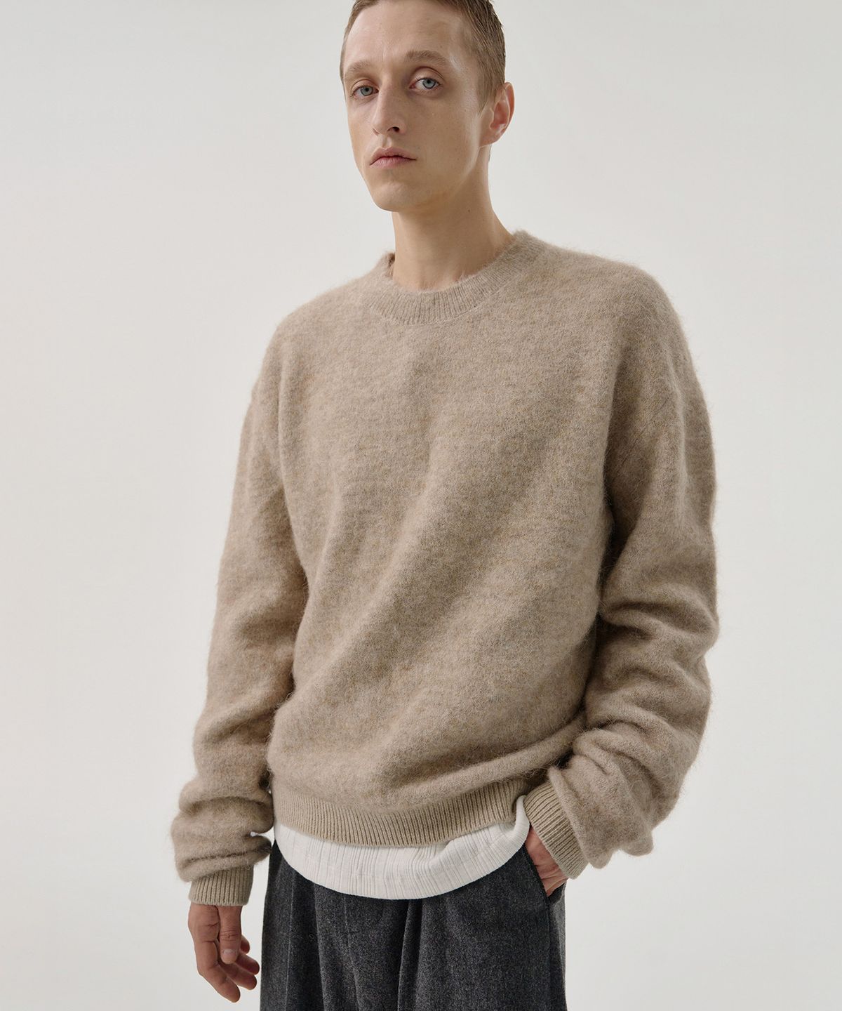 엠엠아이씨(MMIC) FLETCHER KNIT (BEGIE)