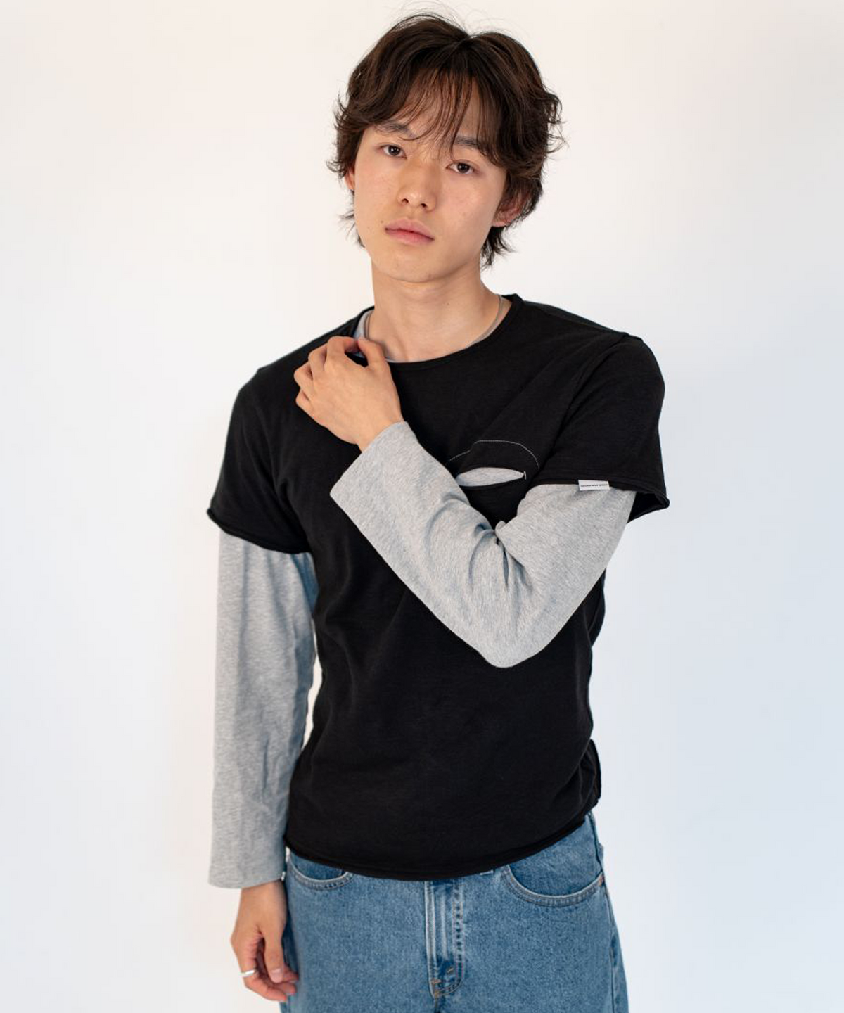 사우스포 서울(SAUSPAWSEOUL) Raw POCKET open seam - Cement