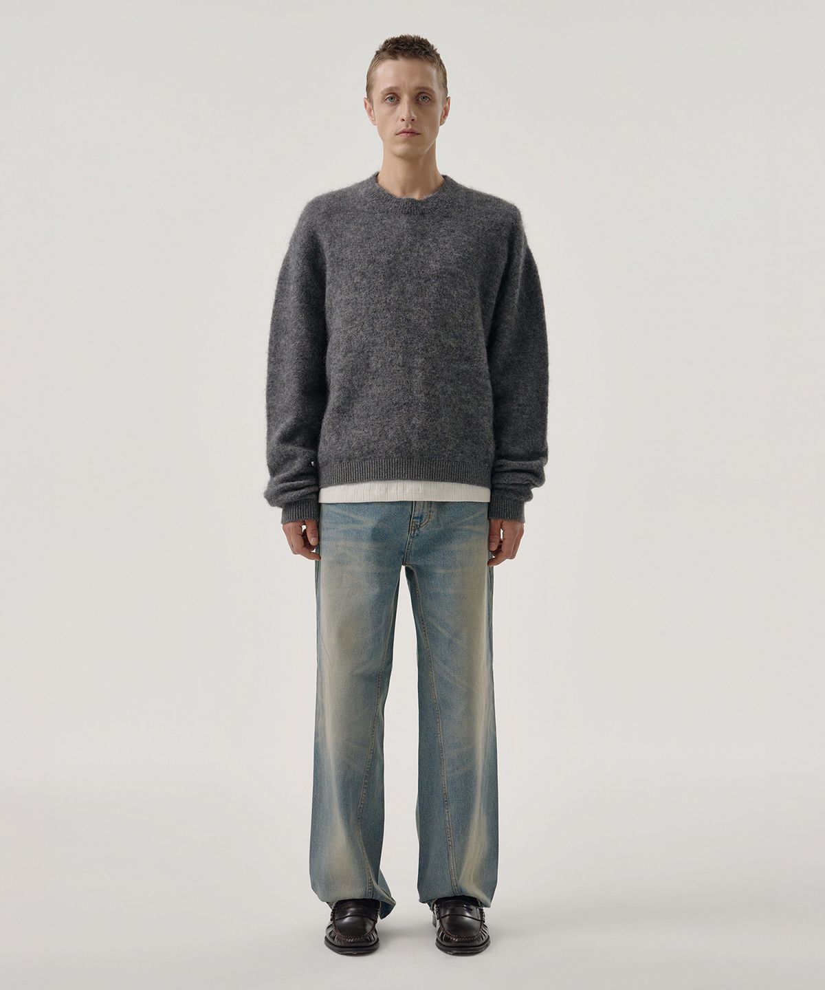 엠엠아이씨(MMIC) FLETCHER KNIT (GRAY)