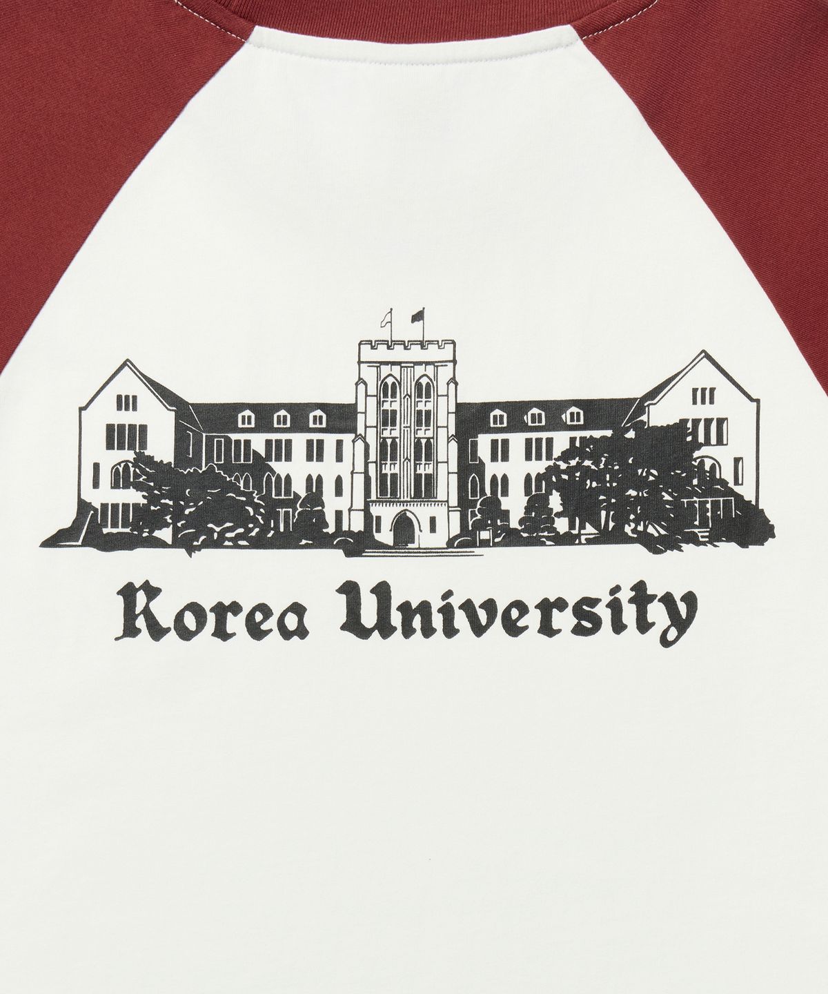 고려대학교(KOREA UNIVERSITY) 고려대학교 x 무신사 래글런 반소매 티셔츠