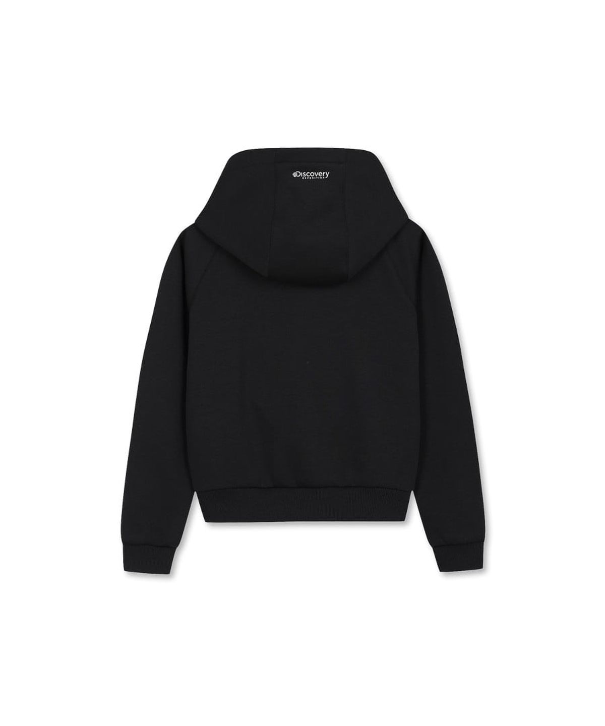 디스커버리 키즈(DISCOVERY KIDS) 여아 후드 크롭 티셔츠 (BLACK)
