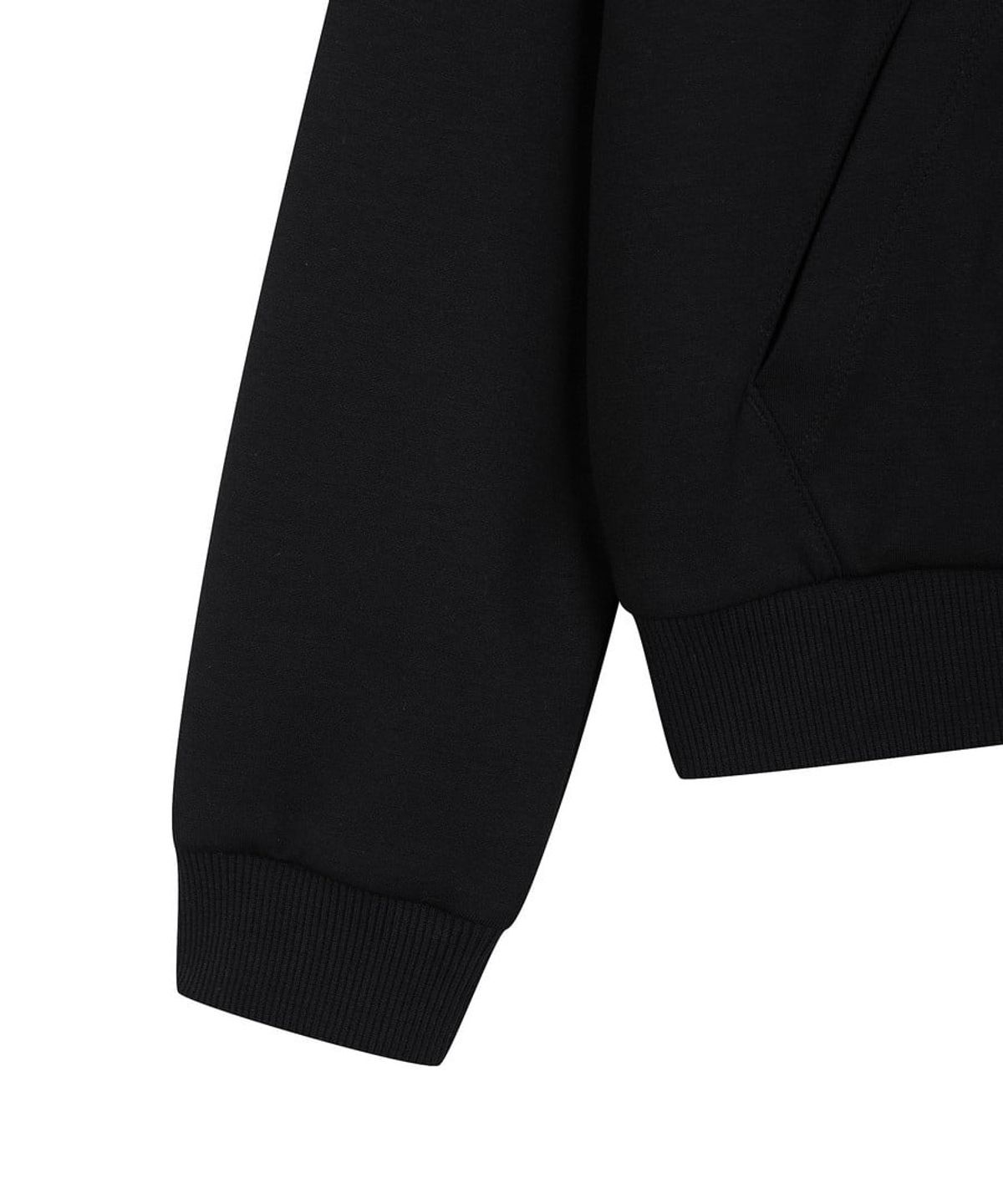디스커버리 키즈(DISCOVERY KIDS) 여아 후드 크롭 티셔츠 (BLACK)