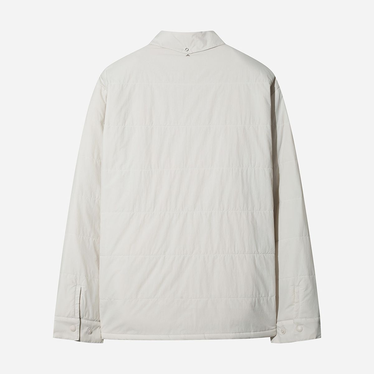 디오디(DOD) 플리스 안감 퀼팅 셔켓(WHITE)