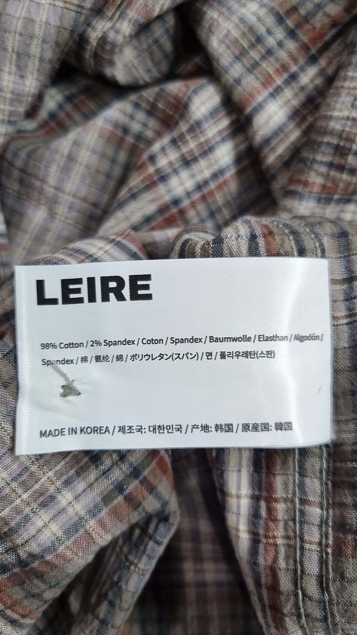 르아르(LEIRE) 캐주얼 셔츠 L