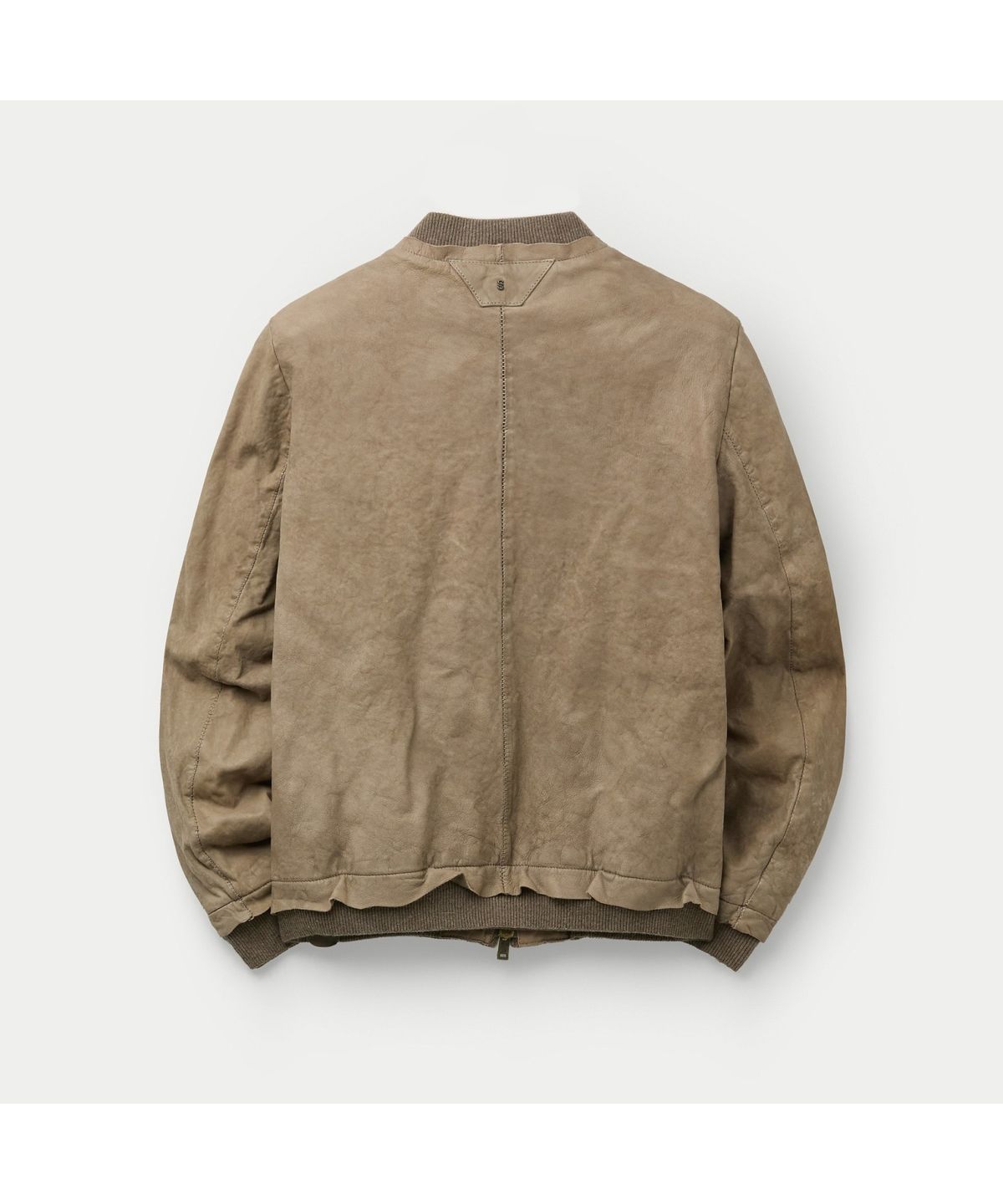 시리즈(SERIES) SALVATORE SANTORO ZIP-UP LEATHER BOMBER SVUDW26002BEX