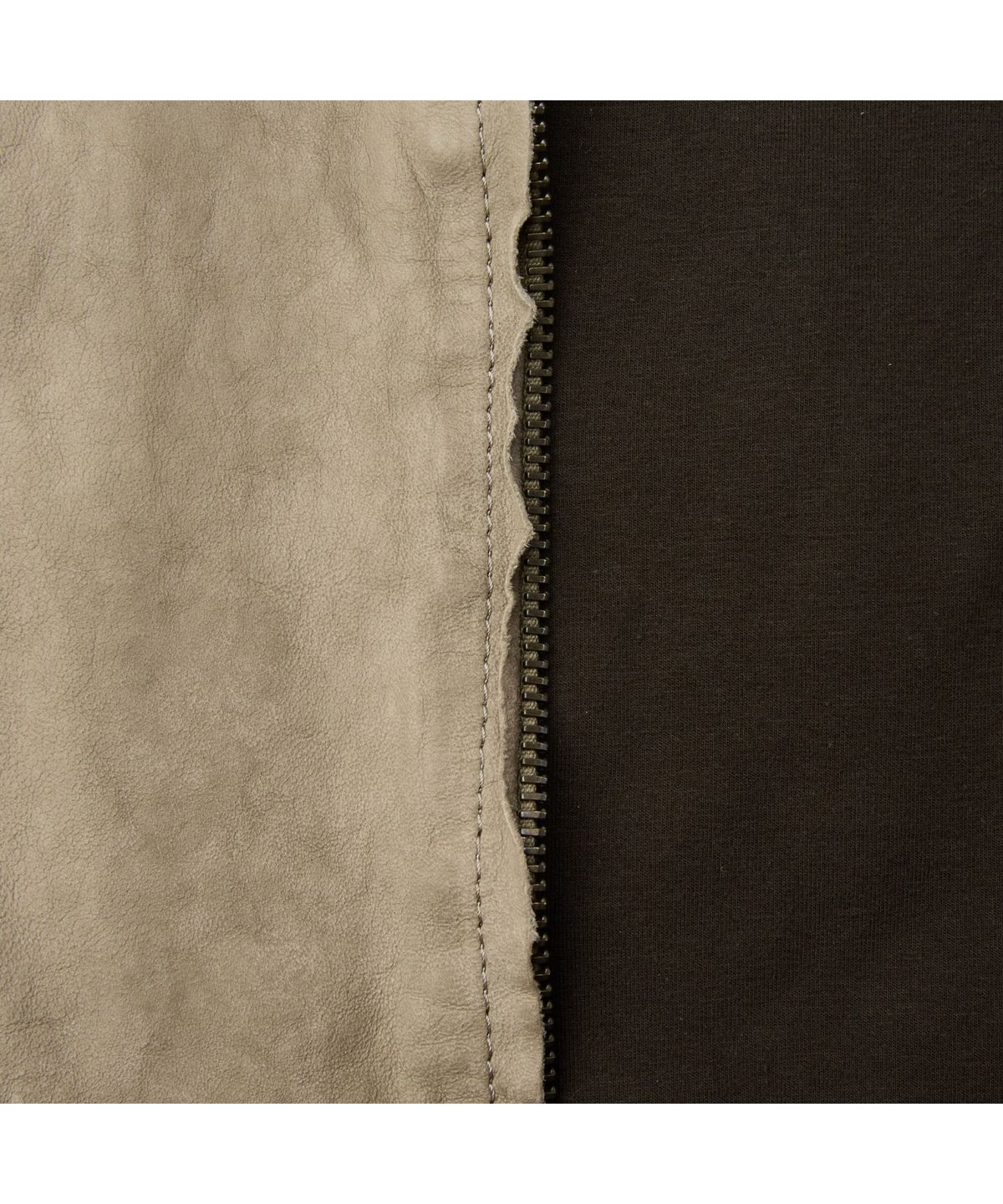 시리즈(SERIES) SALVATORE SANTORO ZIP-UP LEATHER BOMBER SVUDW26002BEX