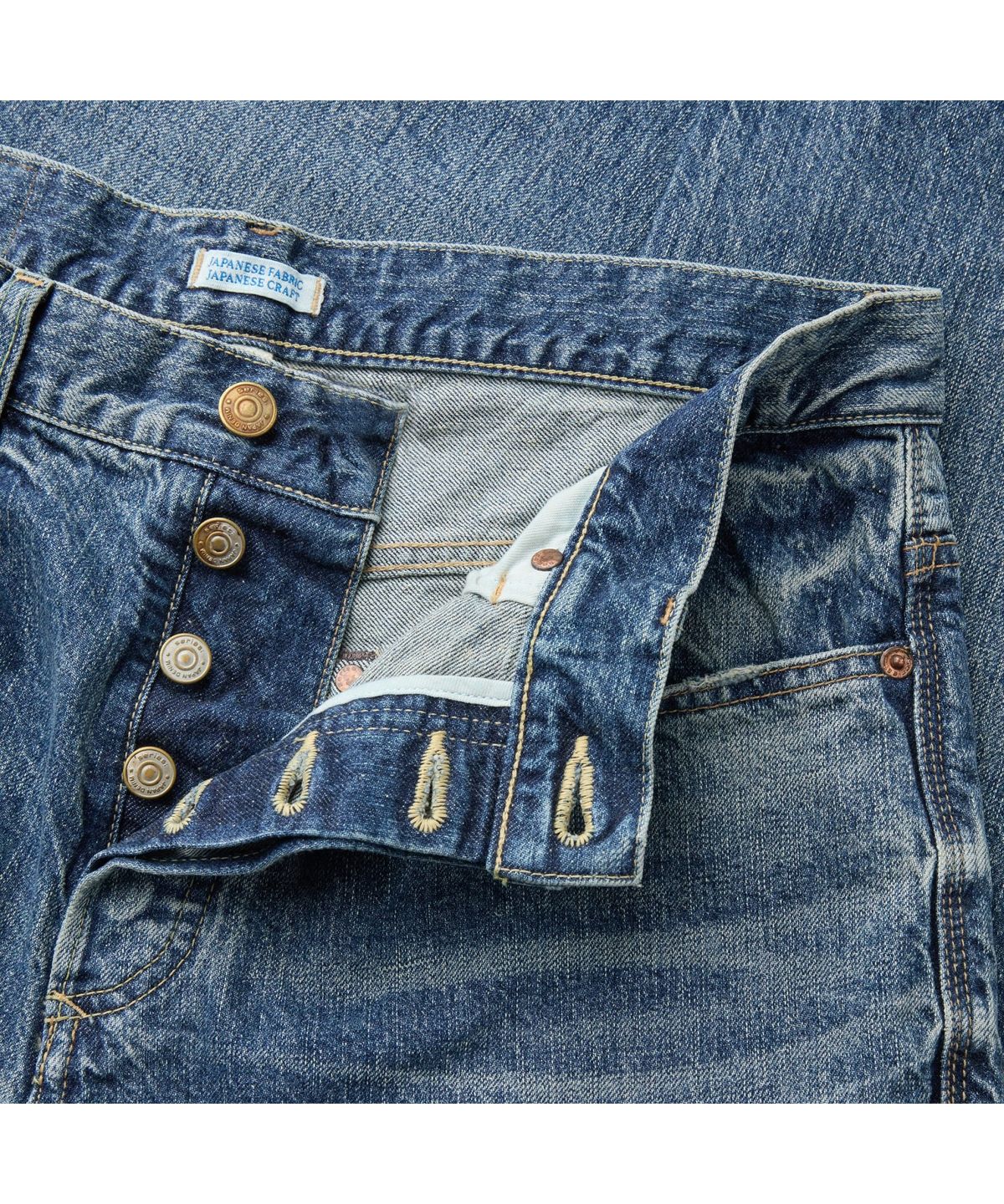 시리즈(SERIES) (SET UP) The Crafted Indigo Denim Pants SAPDW26711INX