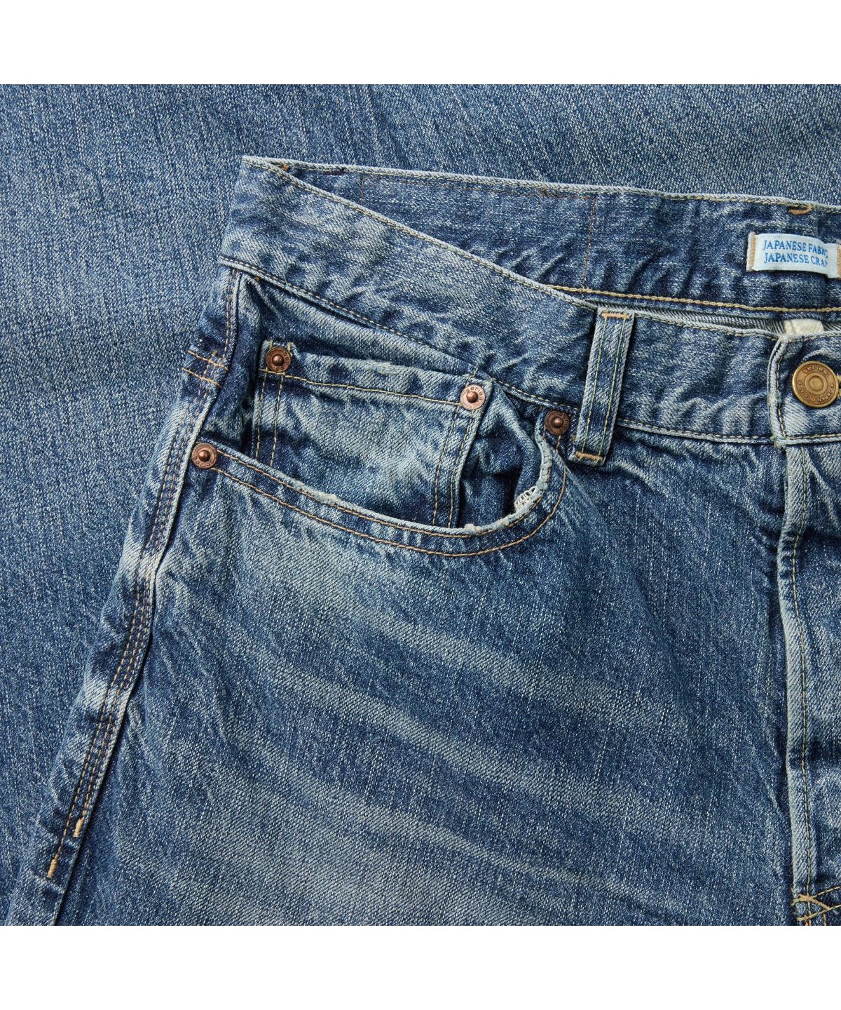 시리즈(SERIES) (SET UP) The Crafted Indigo Denim Pants SAPDW26711INX