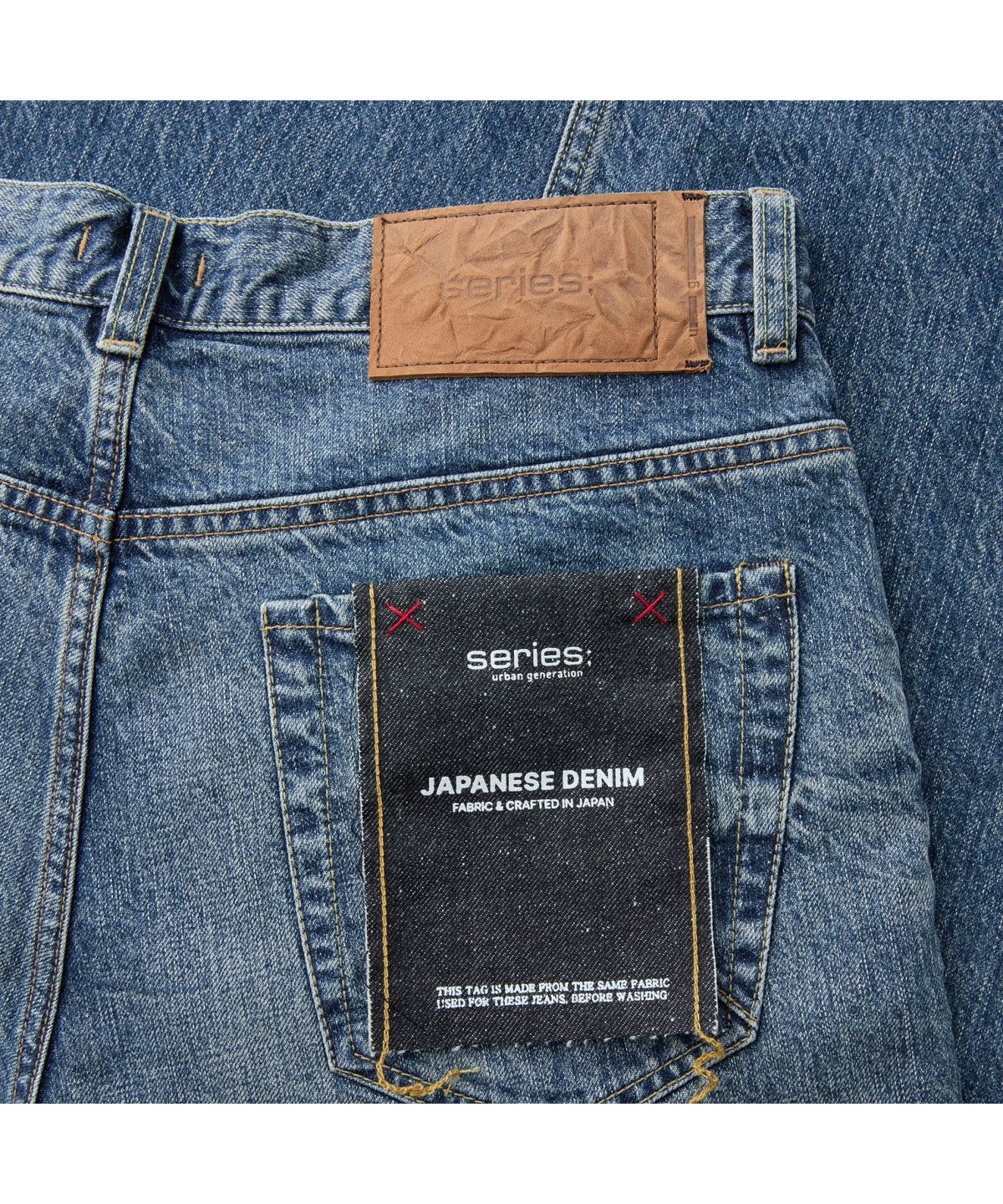 시리즈(SERIES) (SET UP) The Crafted Indigo Denim Pants SAPDW26711INX