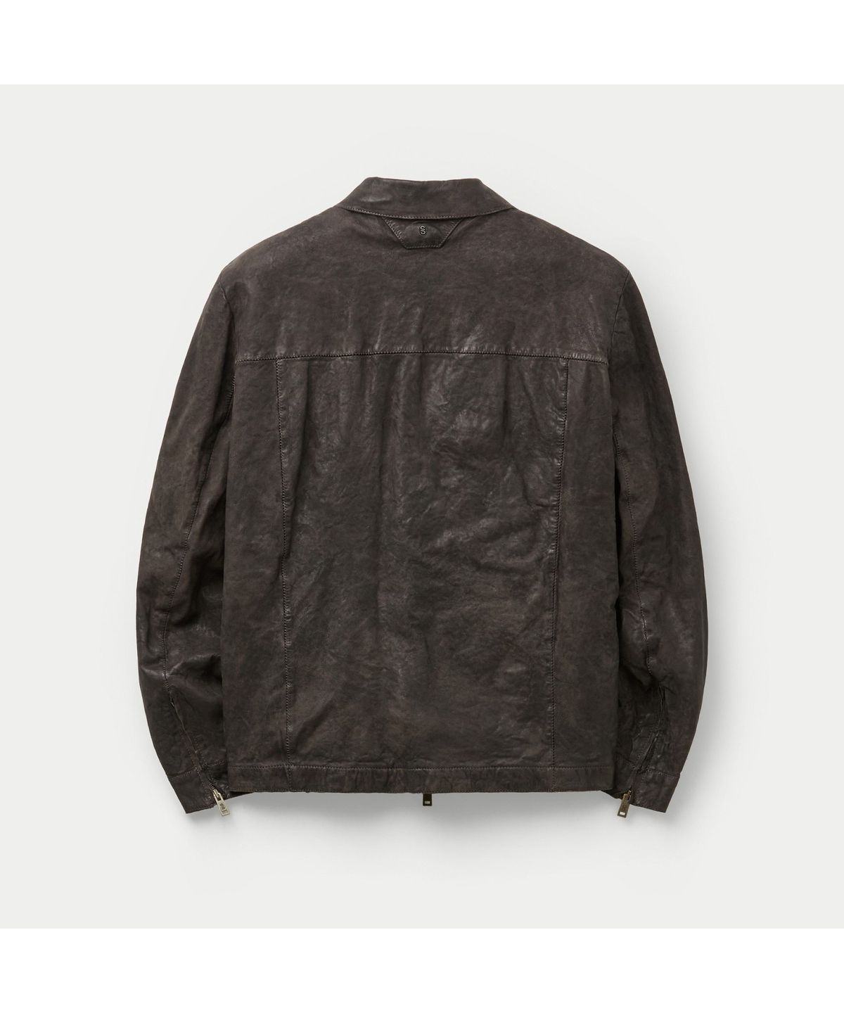 시리즈(SERIES) SALVATORE SANTORO ZIP-UP LEATHER JACKET SVUDW26001BRX