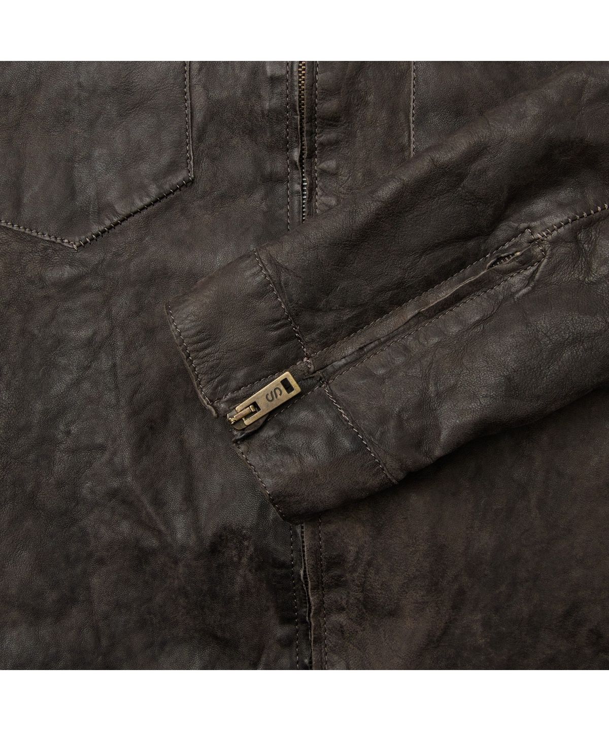 시리즈(SERIES) SALVATORE SANTORO ZIP-UP LEATHER JACKET SVUDW26001BRX
