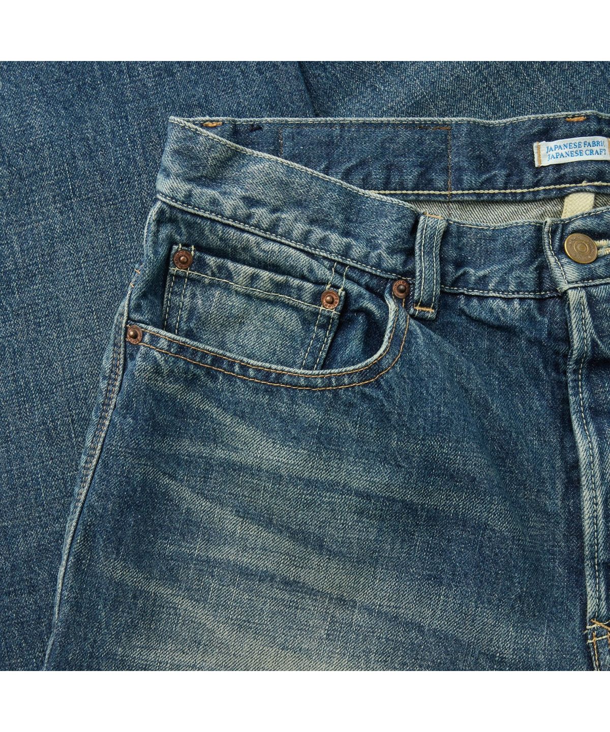 시리즈(SERIES) (SET UP) The Crafted Indigo Denim Pants SAPDW26701INX