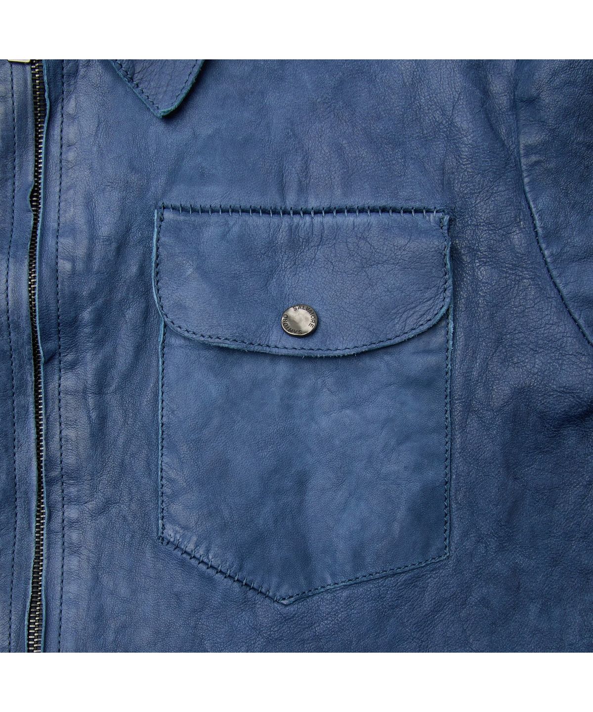 시리즈(SERIES) SALVATORE SANTORO ZIP-UP LEATHER JACKET SVUDW26001BUX