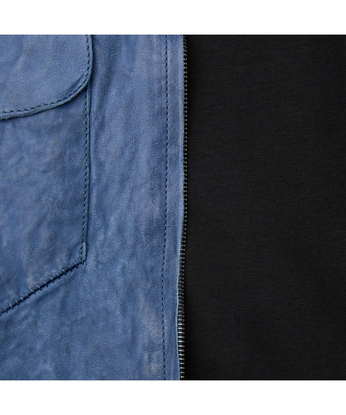시리즈(SERIES) SALVATORE SANTORO ZIP-UP LEATHER JACKET SVUDW26001BUX