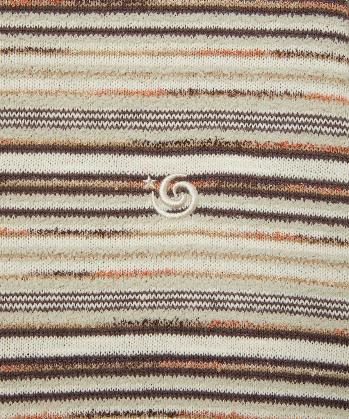 에이이에이이(AEAE) STRIPE KNIT HOODIE [IVORY]