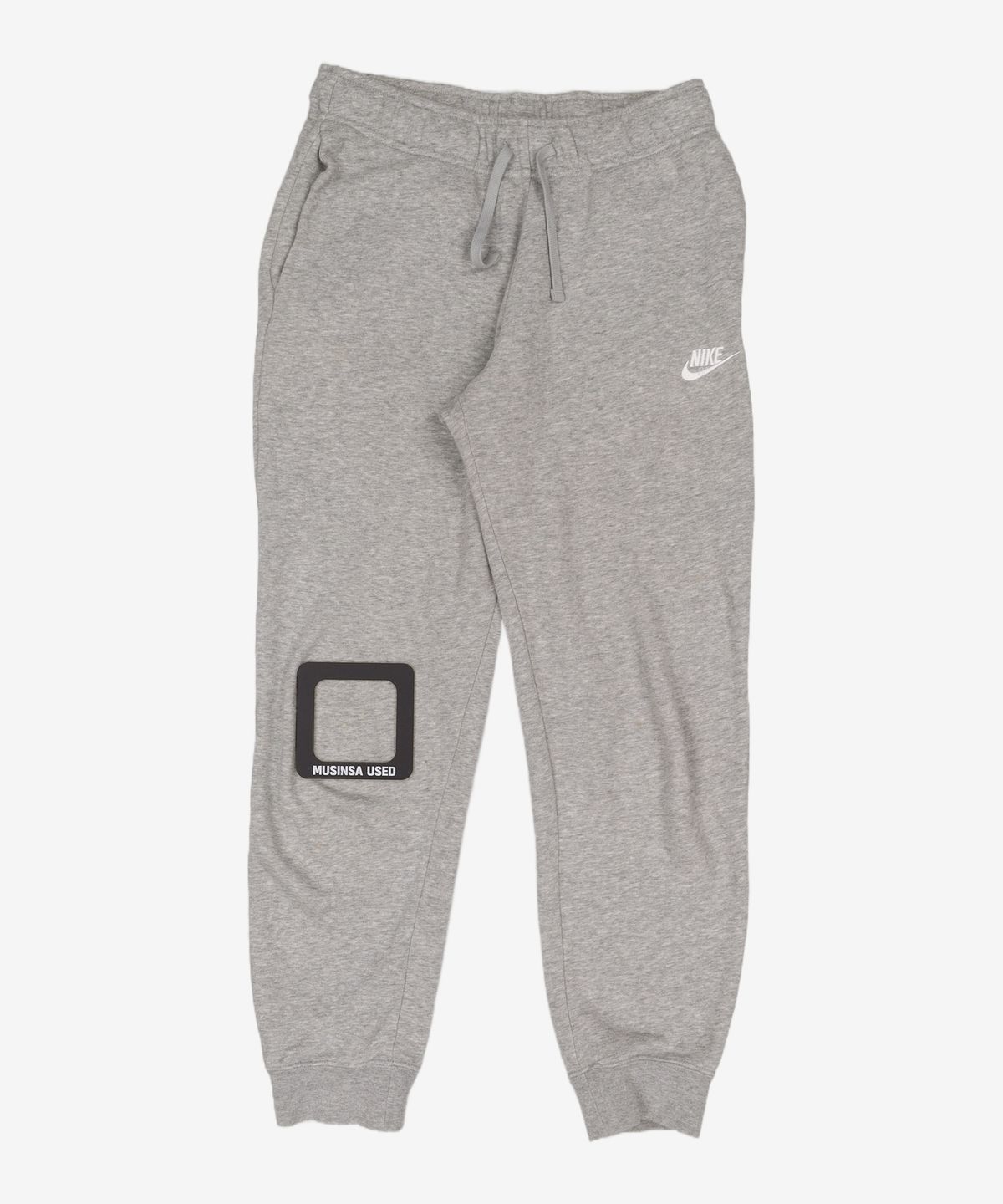 나이키(NIKE) 스포츠웨어 클럽 플리스 미드라이즈 조거 W - 다크 그레이 헤더:화이트 / DQ5192-063 S
