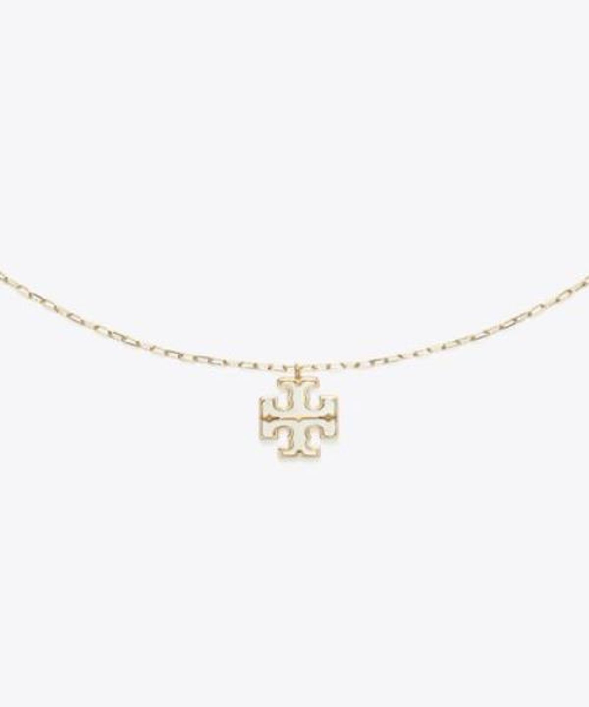 토리버치(TORYBURCH) 문댄스 마더 오브 펄 펜던트 네크리스 - 토리 골드 / 마더 오브 펄