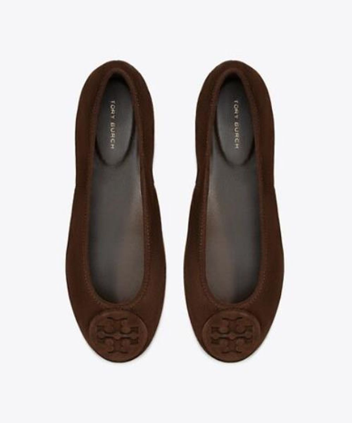 토리버치(TORYBURCH) 레바 트래블 발레 - 다크 코코아 / 다크 코코아