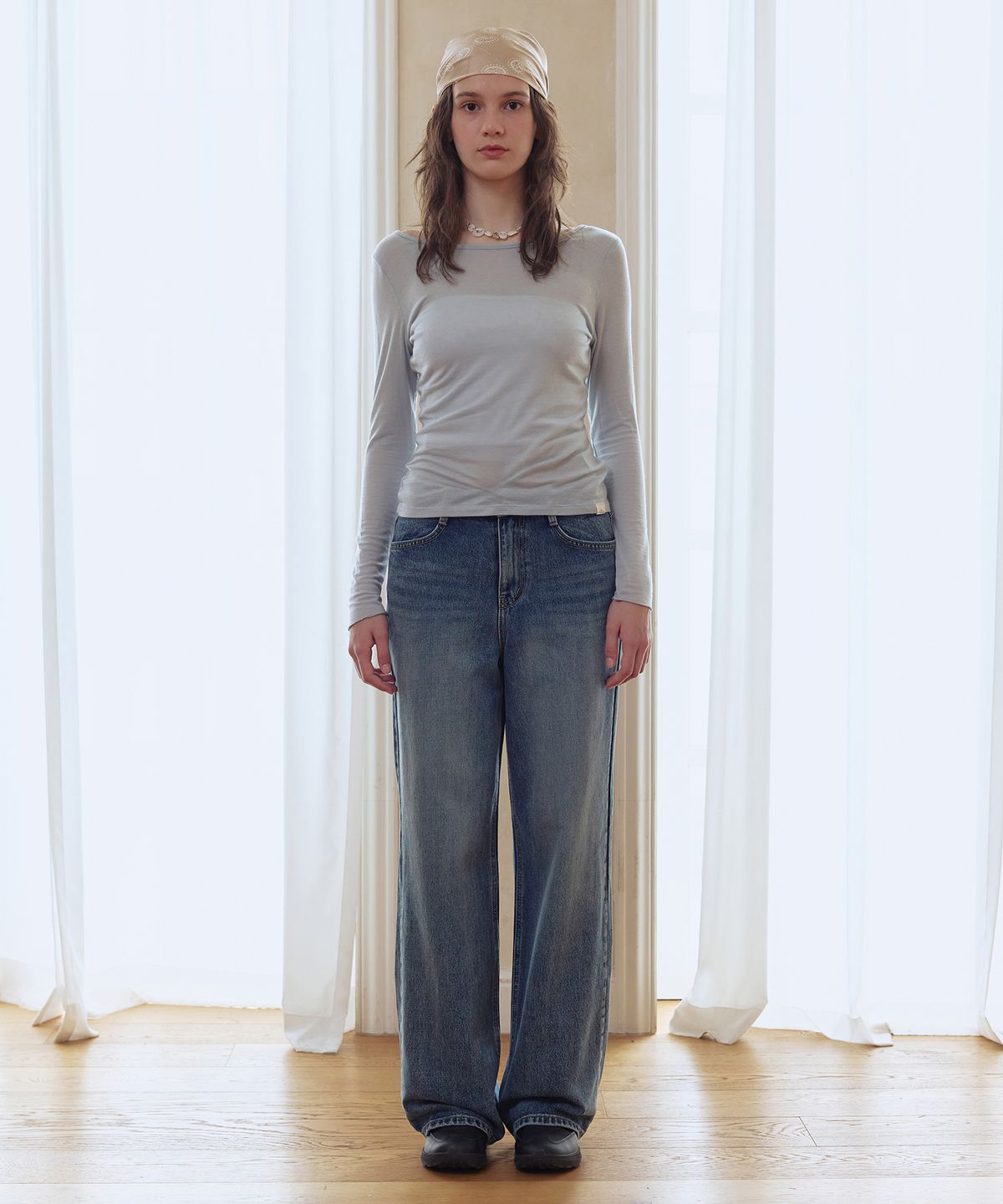 애프터아워즈(AFTERHOURS) STRAIGHT DENIM PANTS (BLUE)