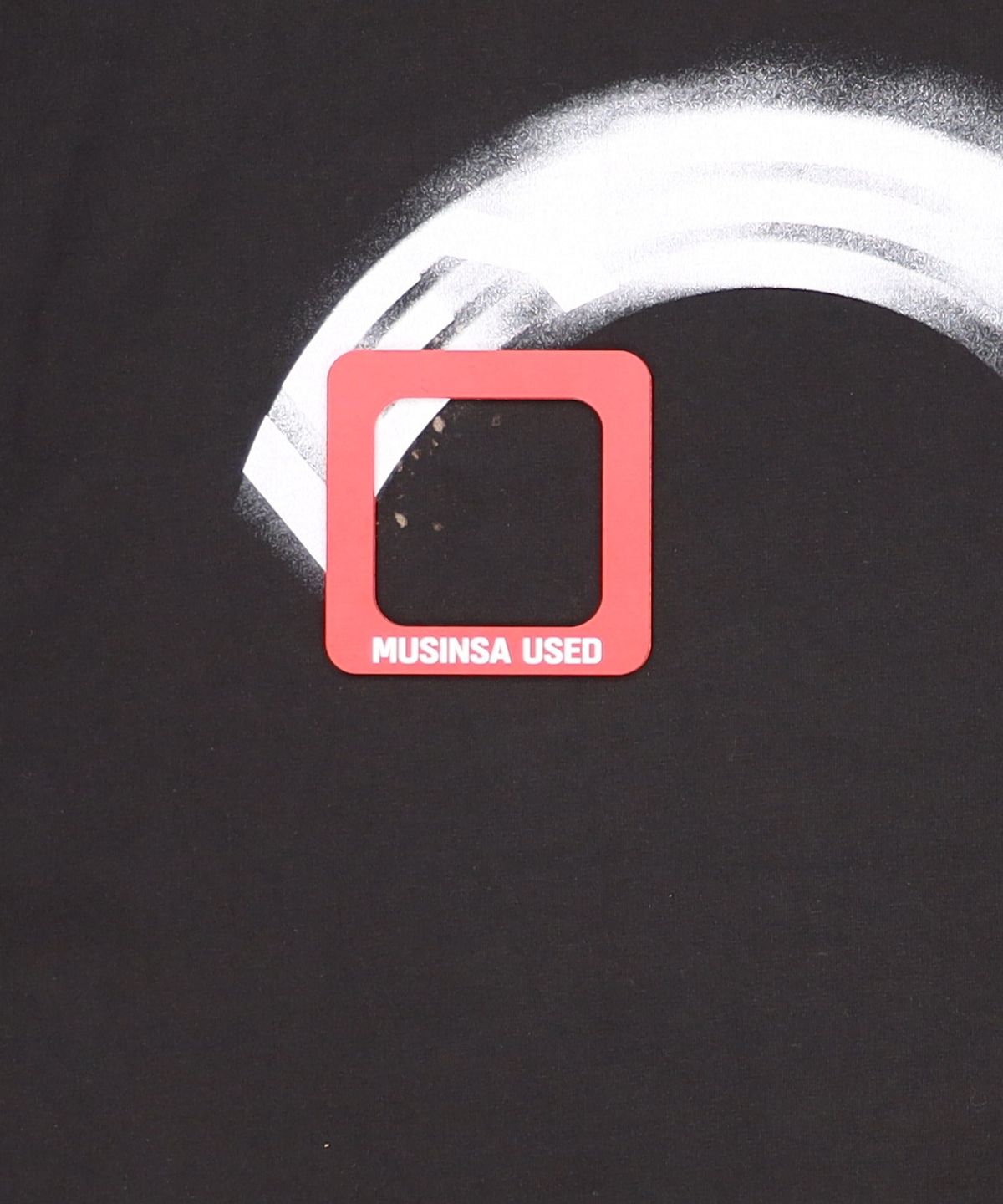 이에이(IEY) MOTION BACK LOGO T-SHIRT Black L