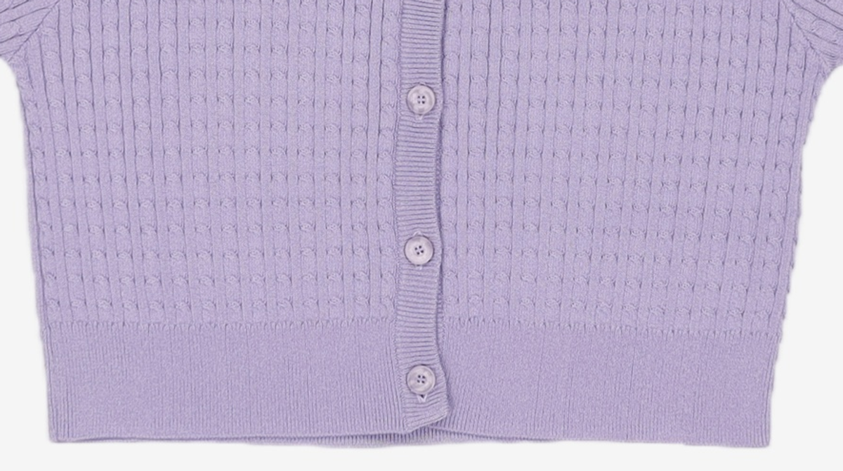 오디너리 홀리데이(ORDINARY HOLIDAY) 케이블크롭CD CABLE CROP CARDIGAN FREE