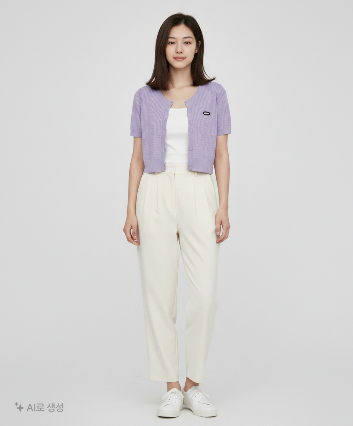 오디너리 홀리데이(ORDINARY HOLIDAY) 케이블크롭CD CABLE CROP CARDIGAN FREE
