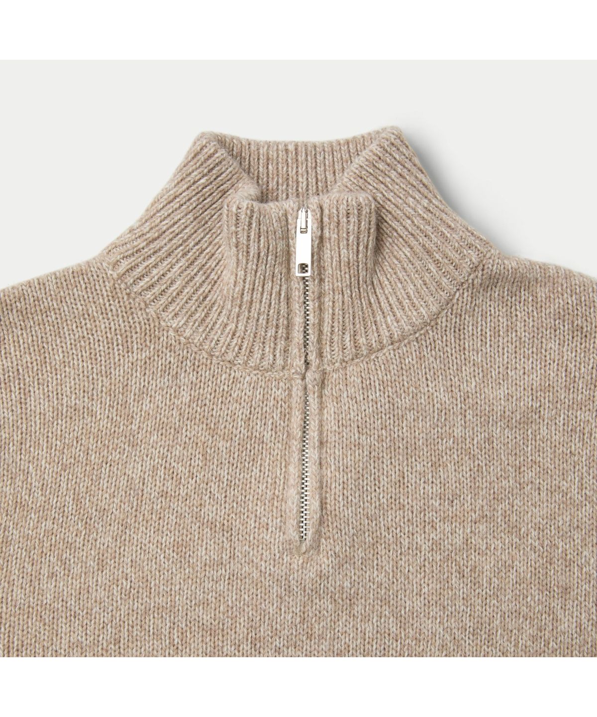 시리즈(SERIES) WOOL AND CO LAMBSWOOL HALF ZIP SWEATER SOWAW26204BEX