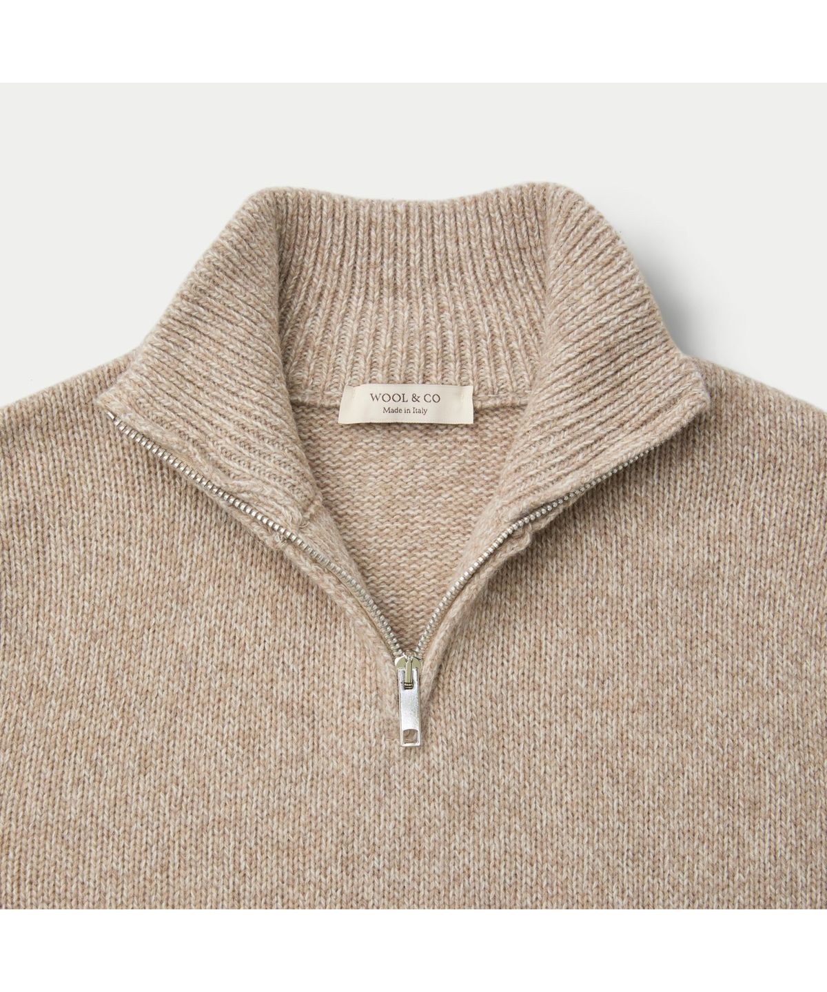 시리즈(SERIES) WOOL AND CO LAMBSWOOL HALF ZIP SWEATER SOWAW26204BEX