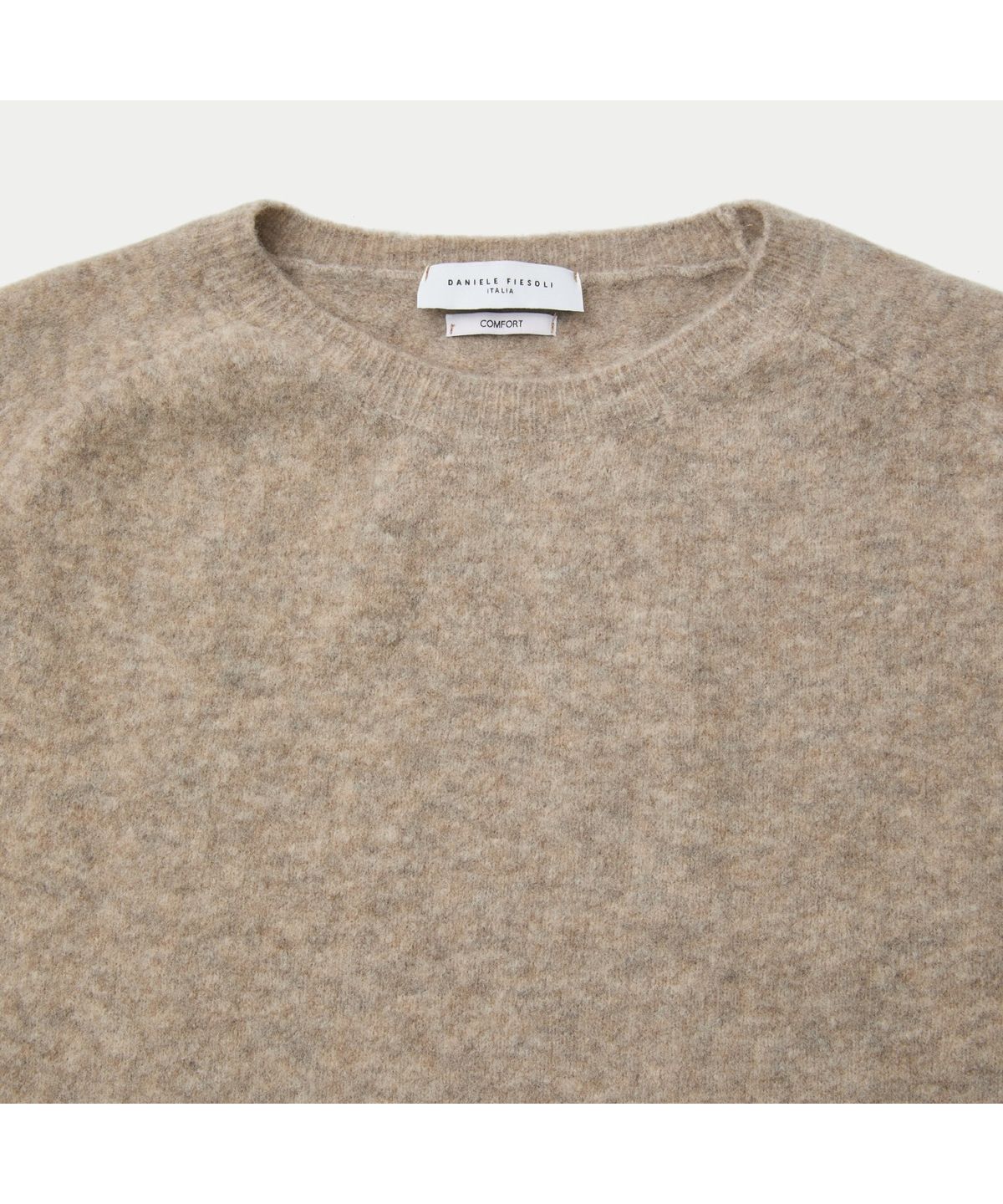 시리즈(SERIES) DANIELE FIESOLI EXTRAFINE MERINOS SHAGGY WOOL SWEATER SOWAW26051BEL