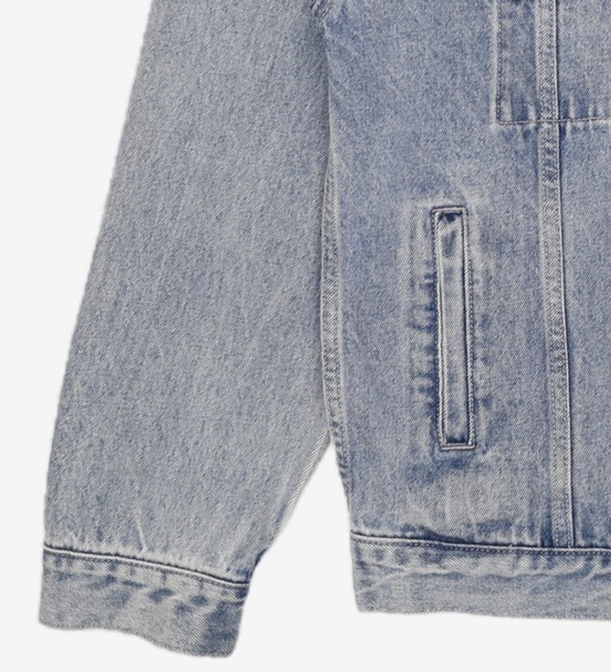 랩원오원(LAB101) MID BLUE BASIC DENIM TRUCKER JACKET M
