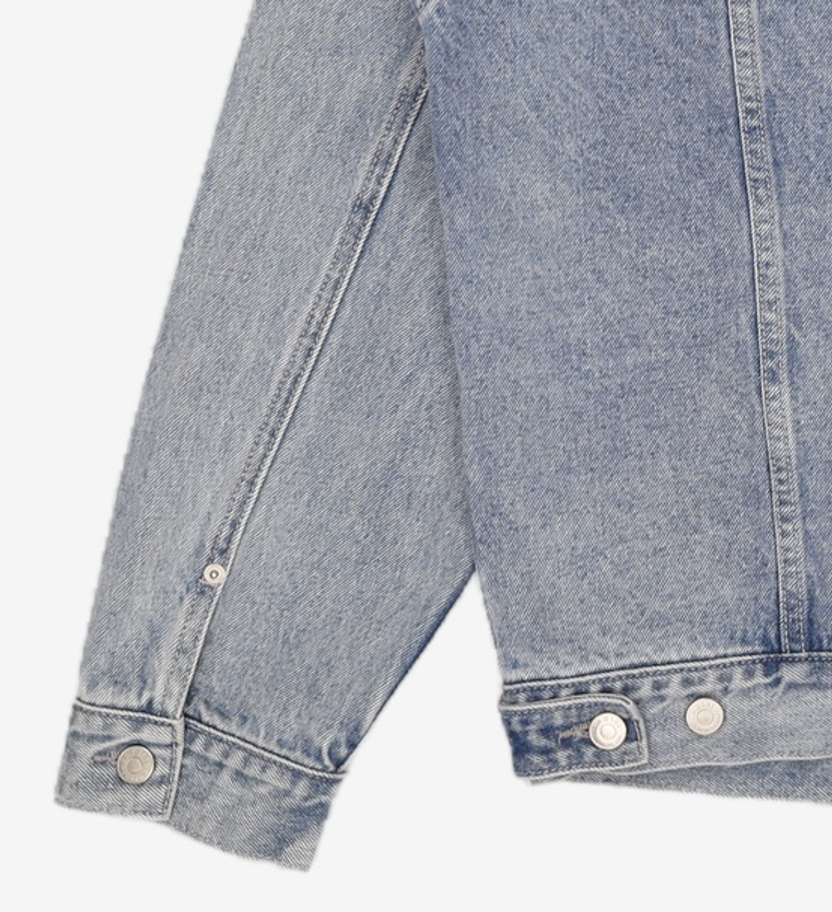 랩원오원(LAB101) MID BLUE BASIC DENIM TRUCKER JACKET M